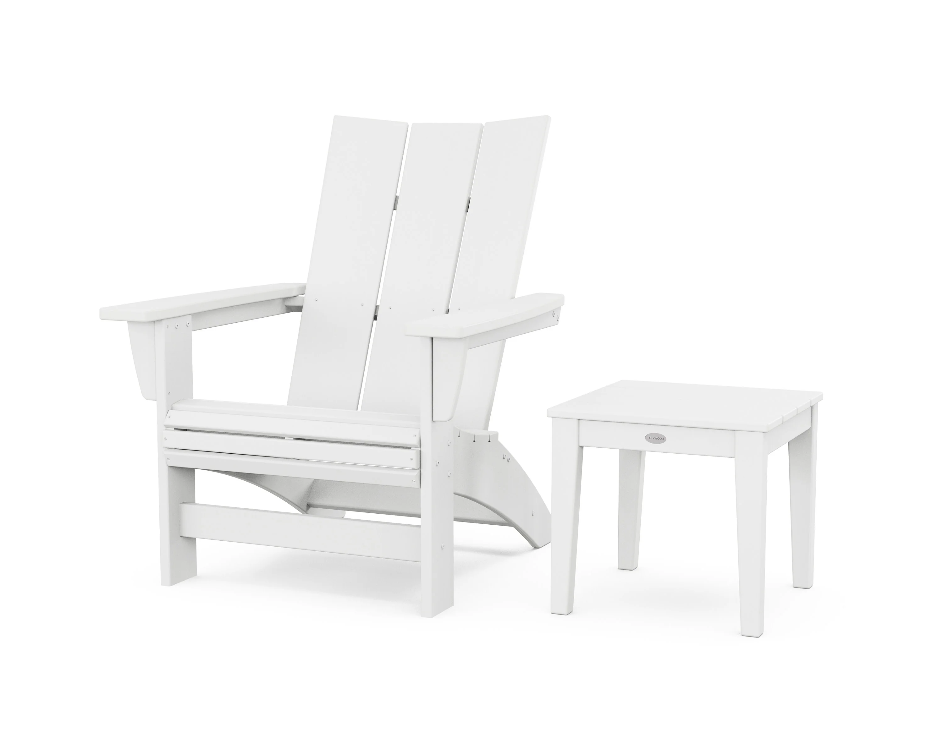 Modern Grand Adirondack Chair with Side Table - Image 13