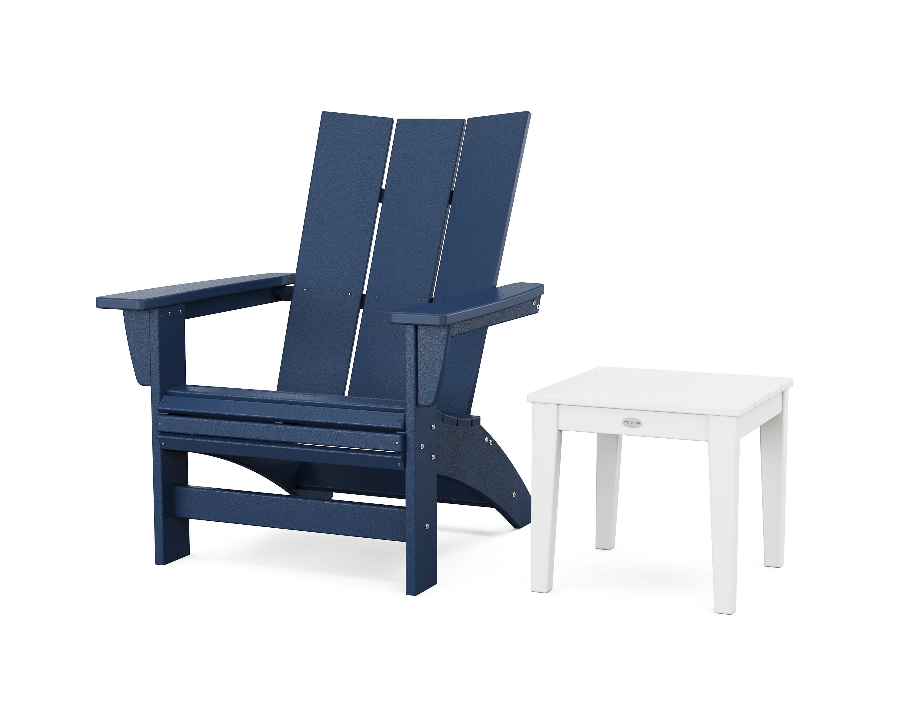 Modern Grand Adirondack Chair with Side Table - Image 15