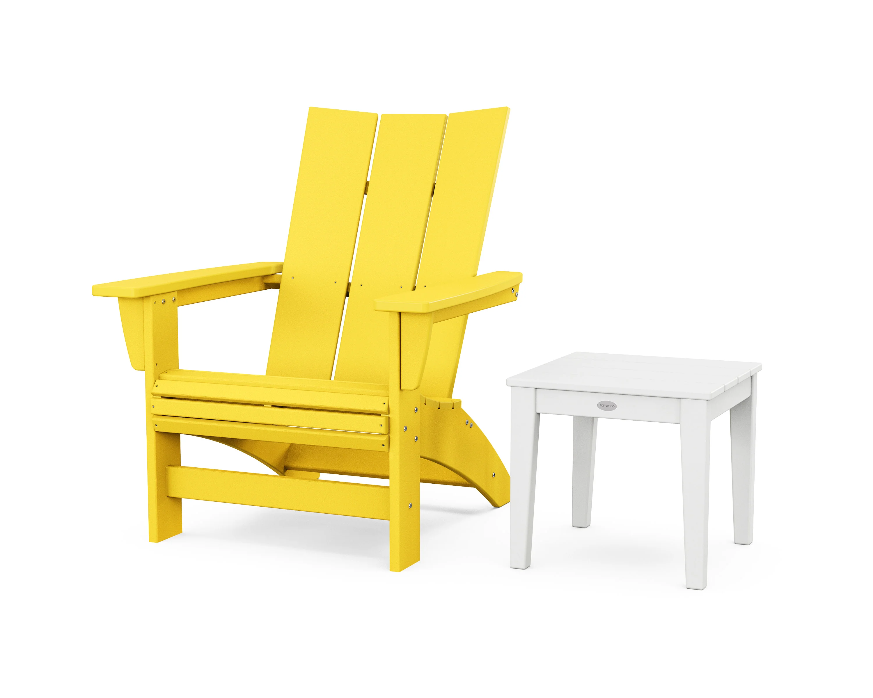 Modern Grand Adirondack Chair with Side Table - Image 17
