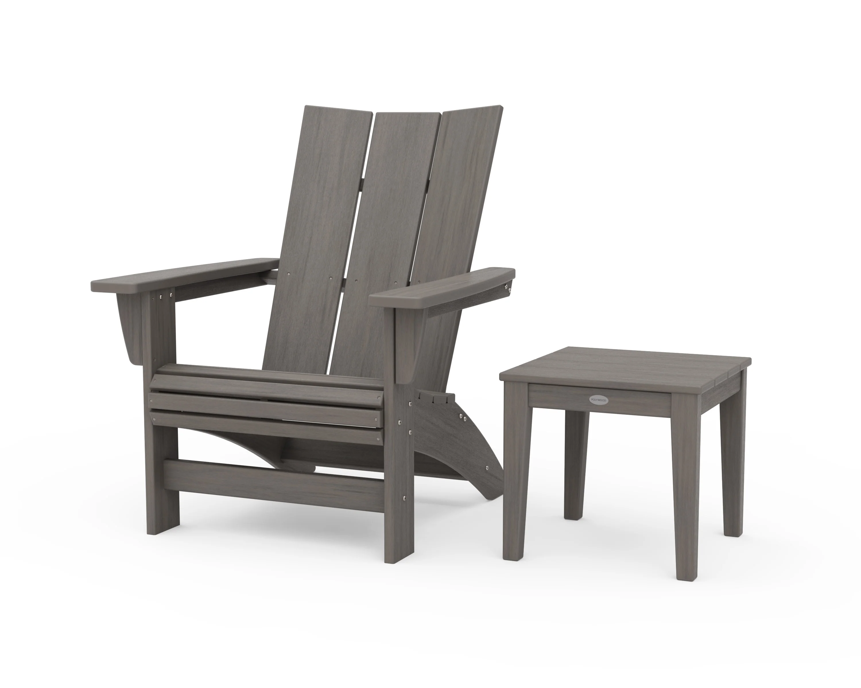 Modern Grand Adirondack Chair with Side Table - Image 18