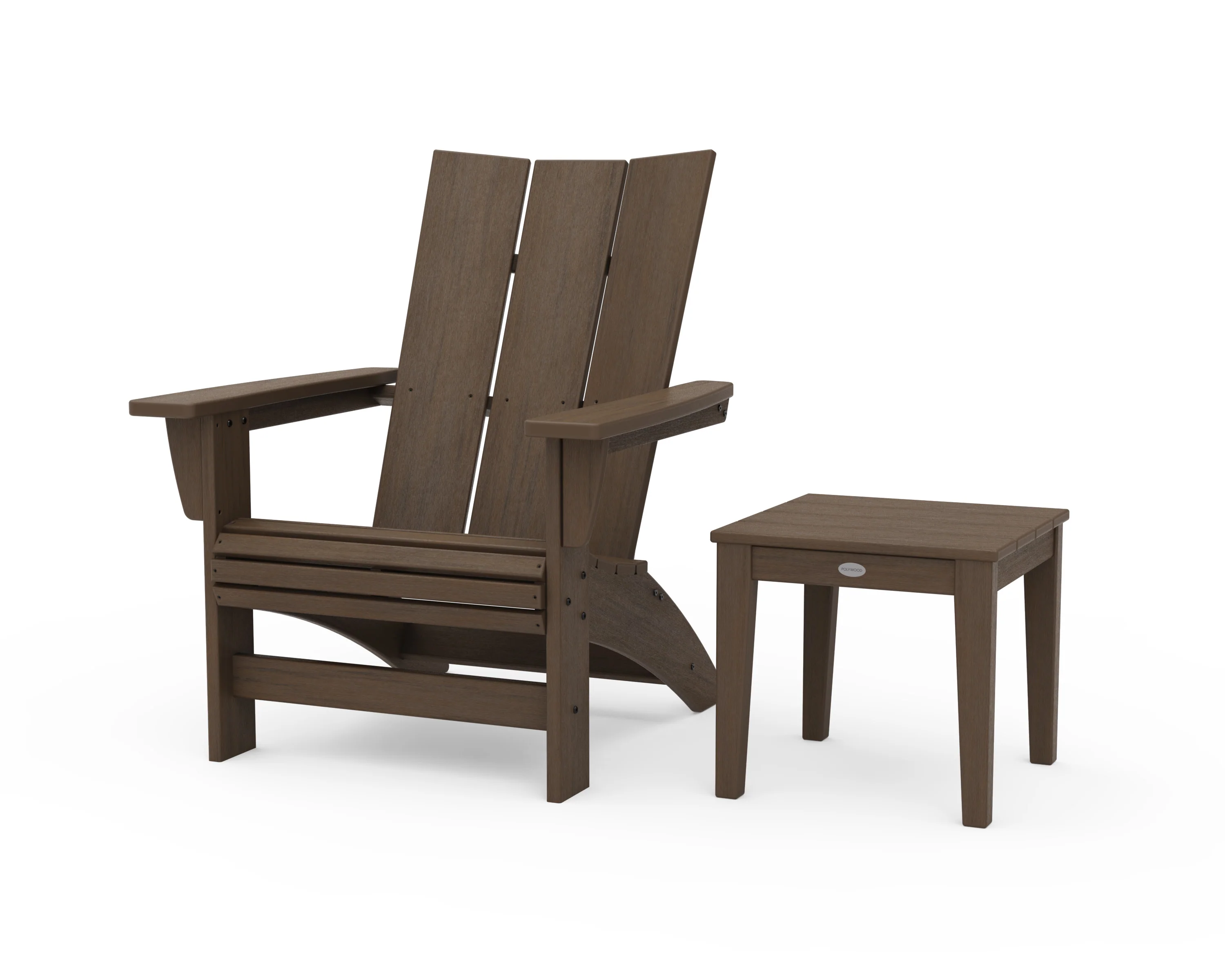 Modern Grand Adirondack Chair with Side Table - Image 19