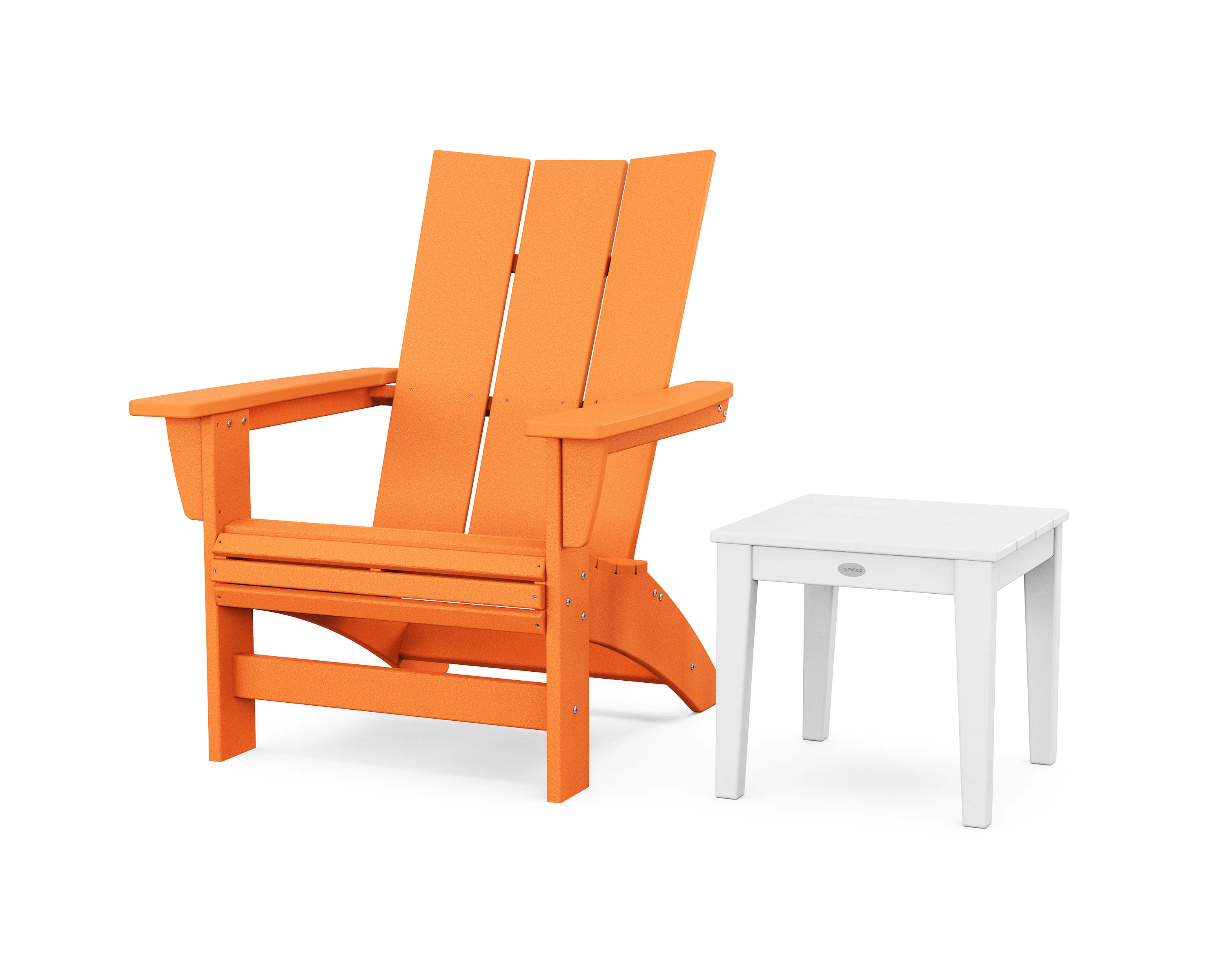 Modern Grand Adirondack Chair with Side Table - Image 5