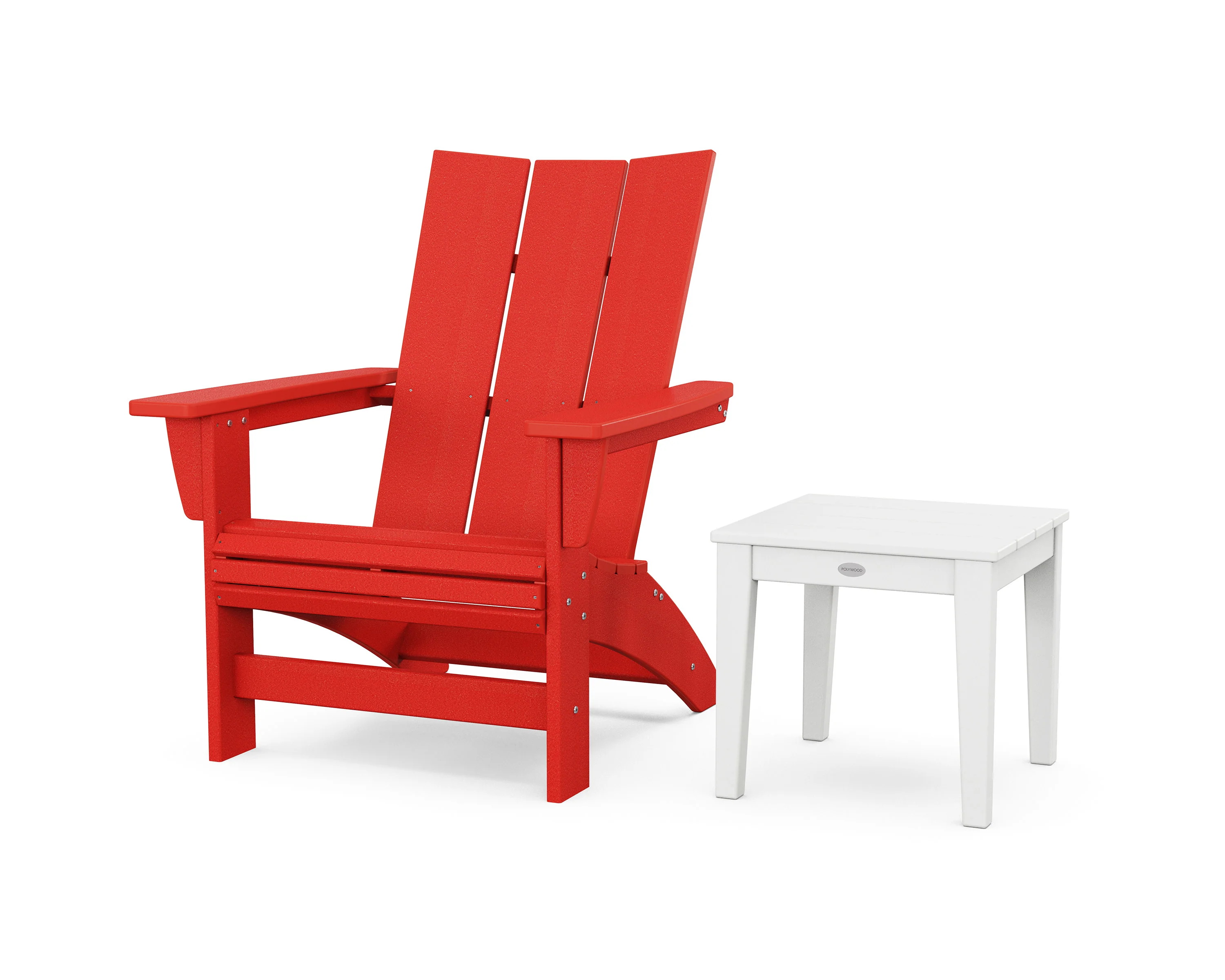 Modern Grand Adirondack Chair with Side Table - Image 6