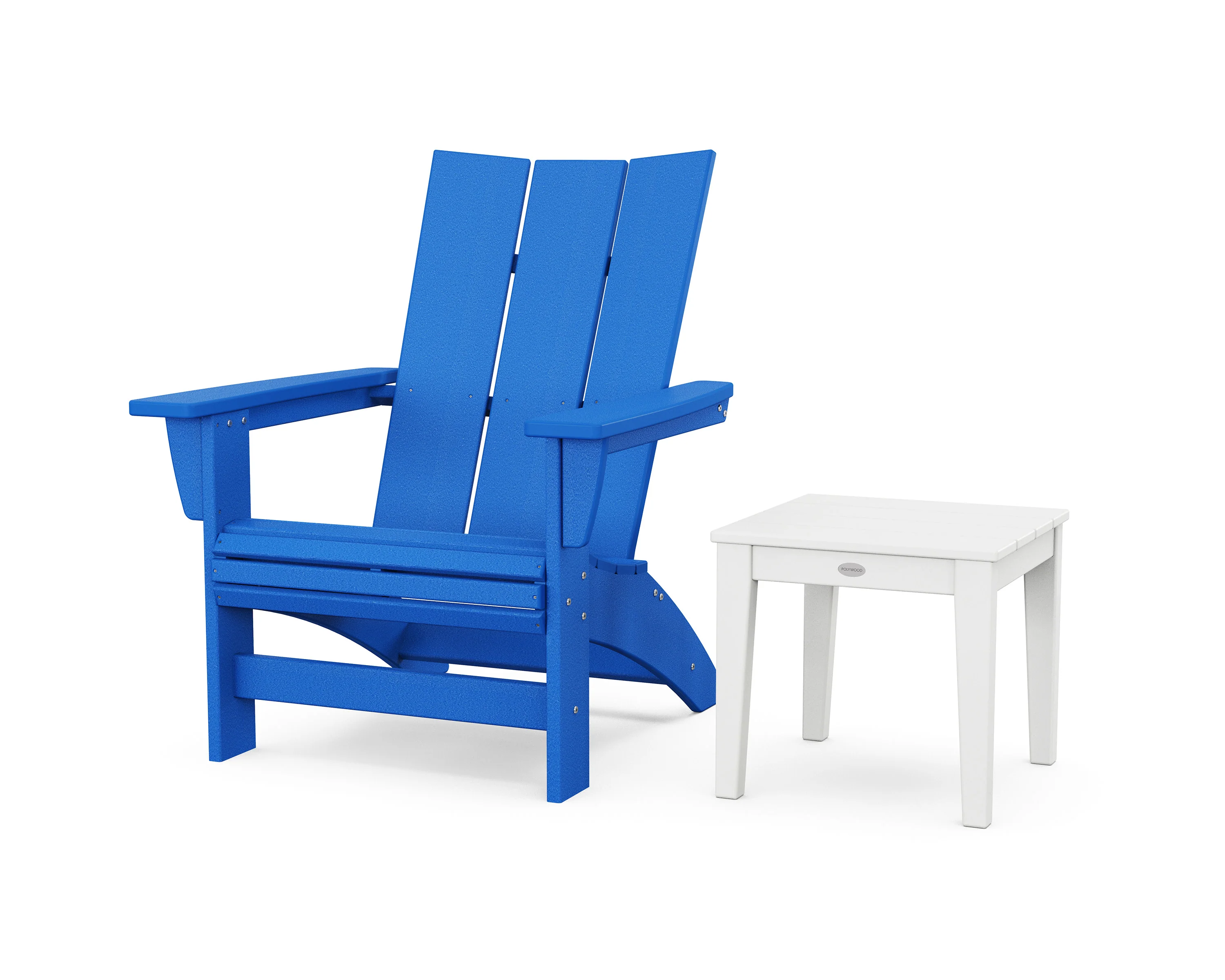 Modern Grand Adirondack Chair with Side Table - Image 7