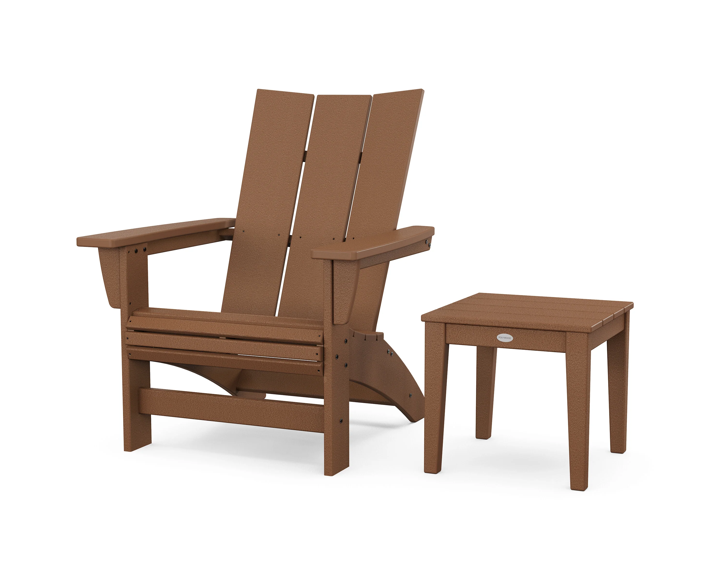 Modern Grand Adirondack Chair with Side Table - Image 8