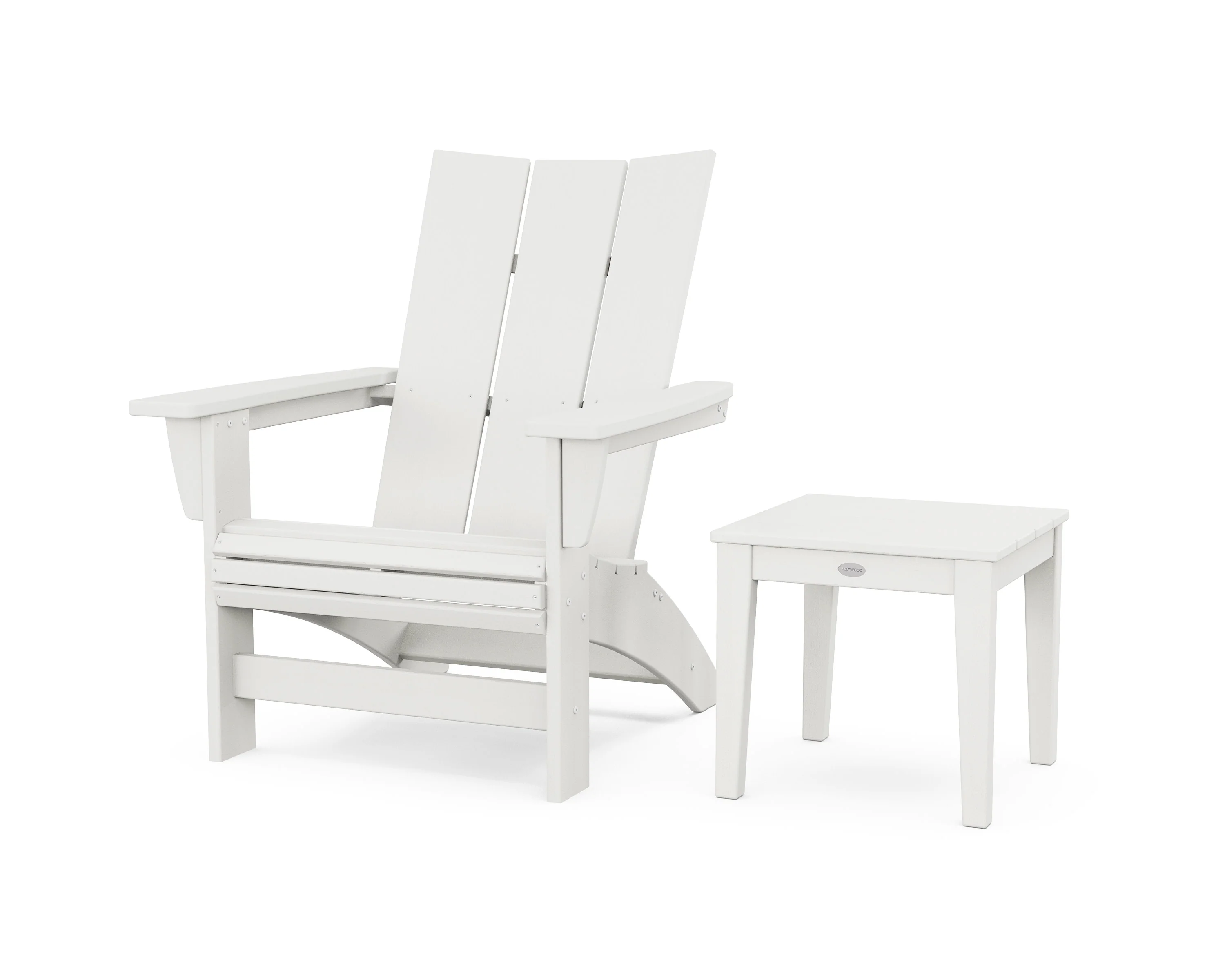 Modern Grand Adirondack Chair with Side Table - Image 9
