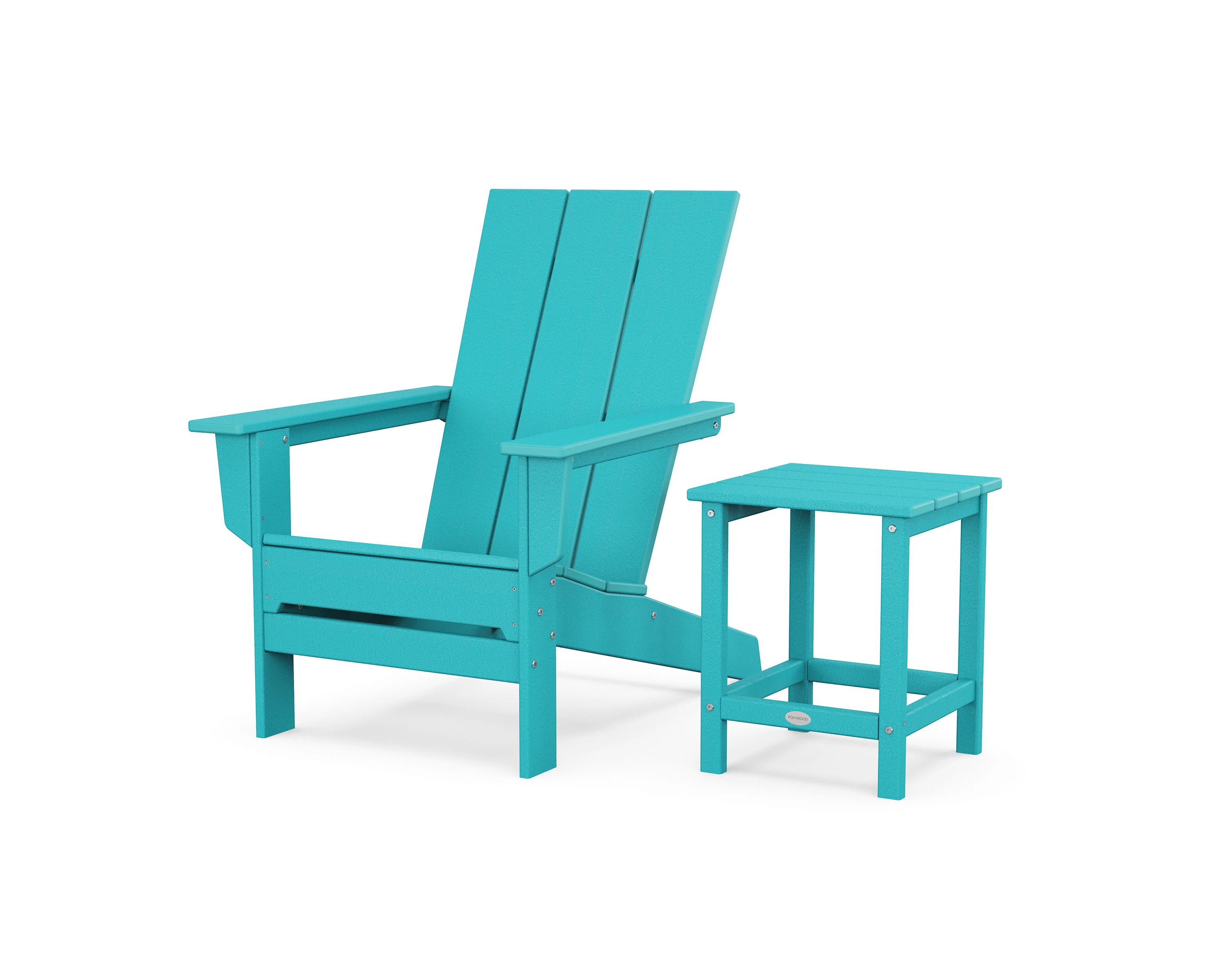 Modern Studio Adirondack Chair with Side Table - Image 3