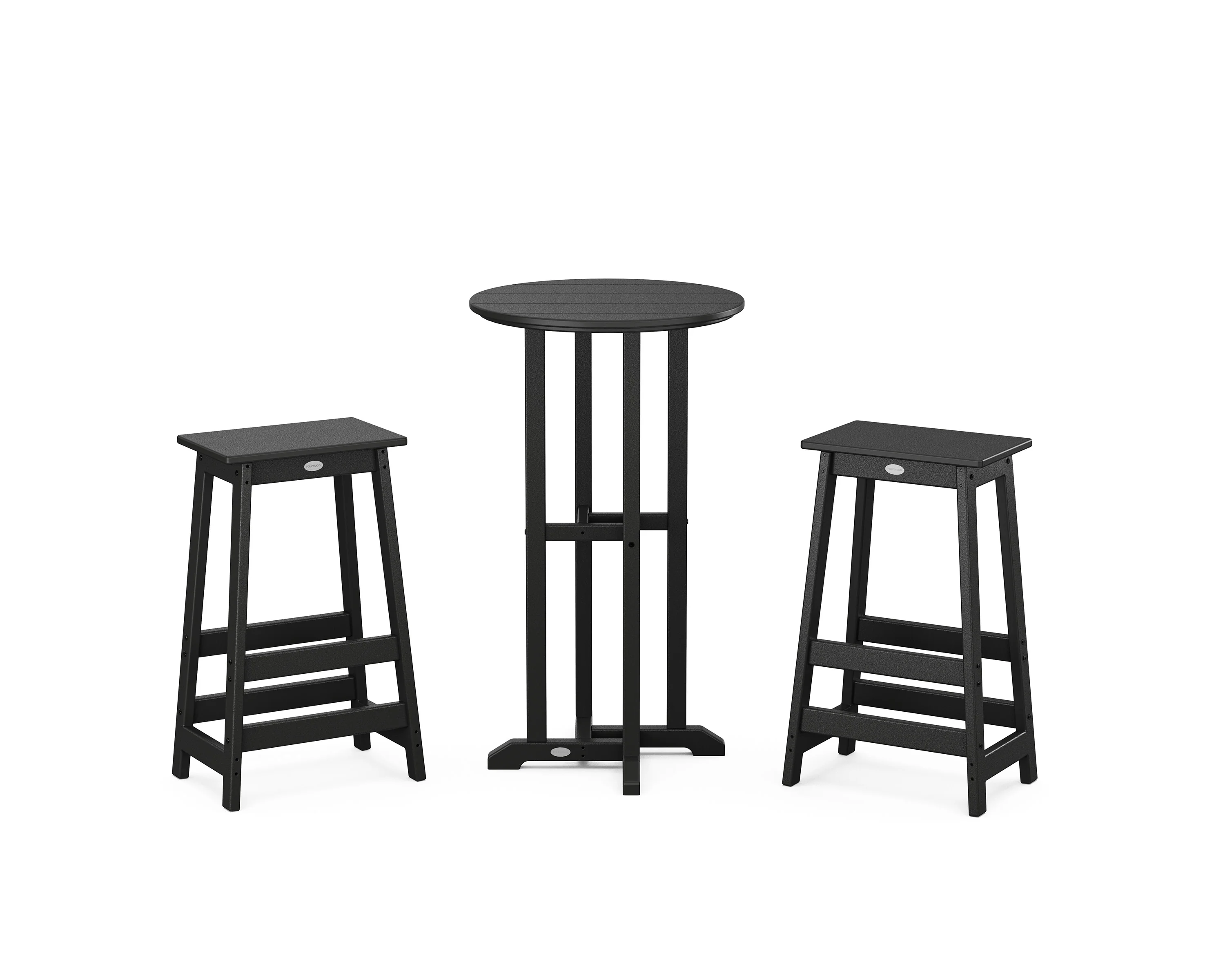 Modern Studio Bar Stool 3-Piece Bistro Set - Image 10