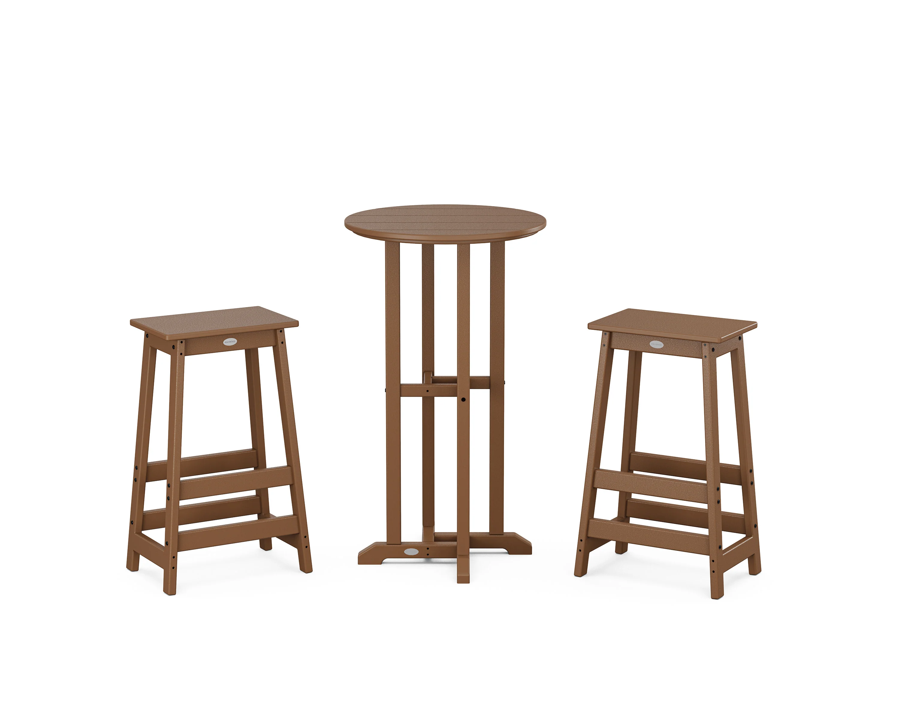 Modern Studio Bar Stool 3-Piece Bistro Set - Image 5