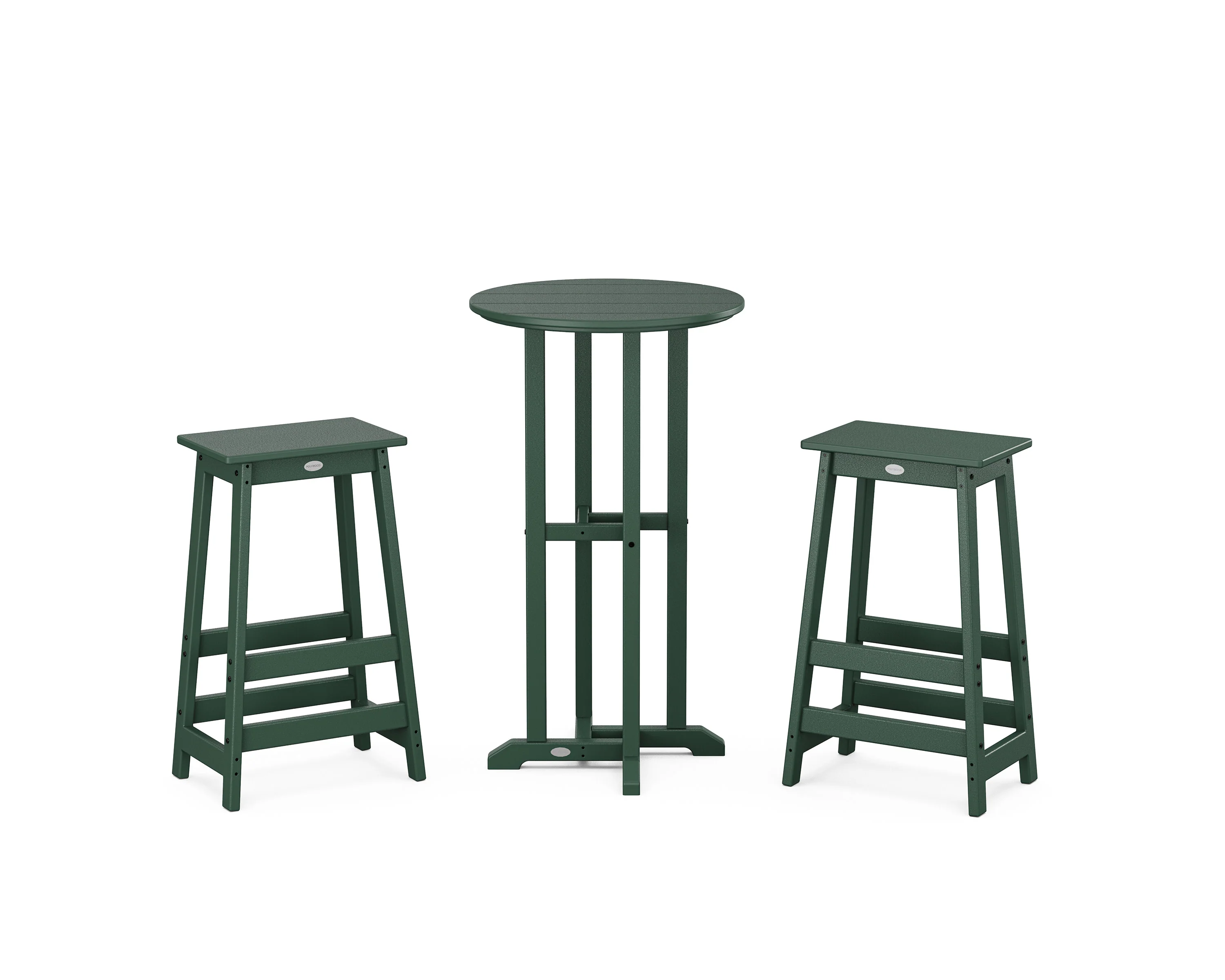 Modern Studio Bar Stool 3-Piece Bistro Set - Image 6