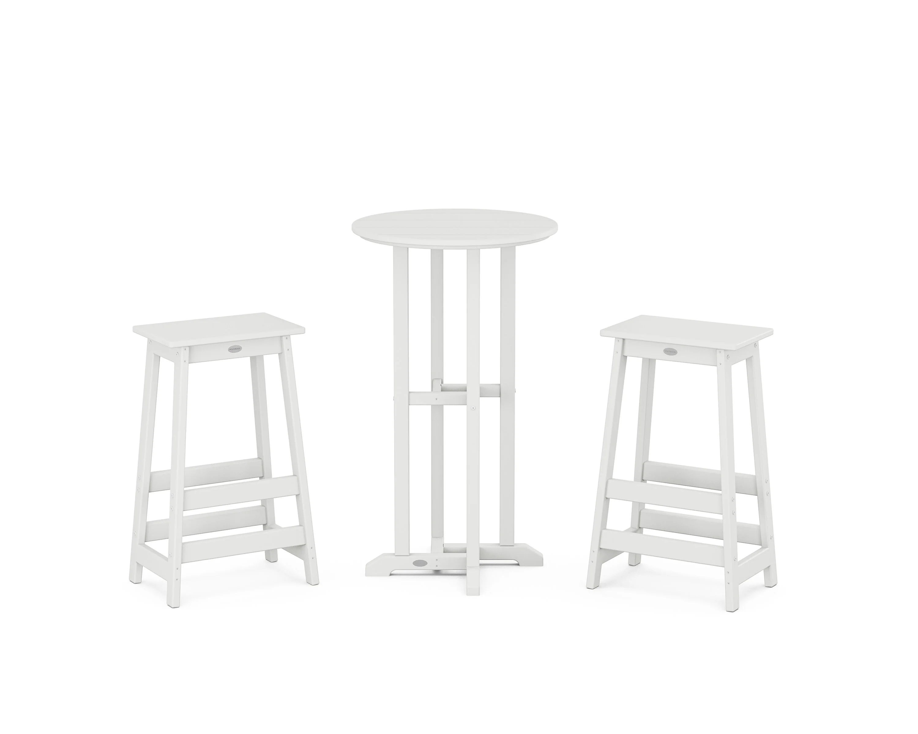 Modern Studio Bar Stool 3-Piece Bistro Set - Image 9