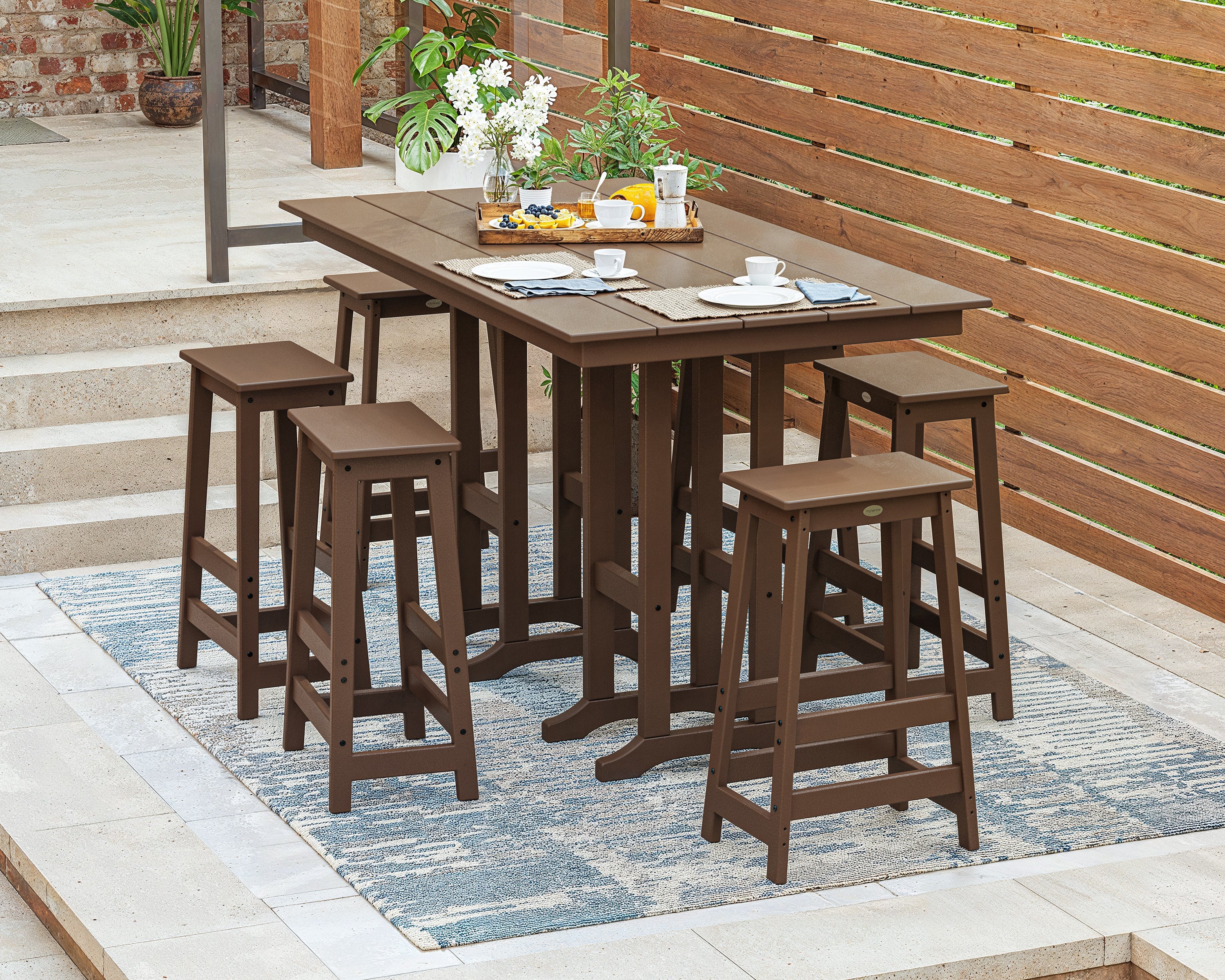 Modern Studio Bar Stool 7-Piece Set - Image 3