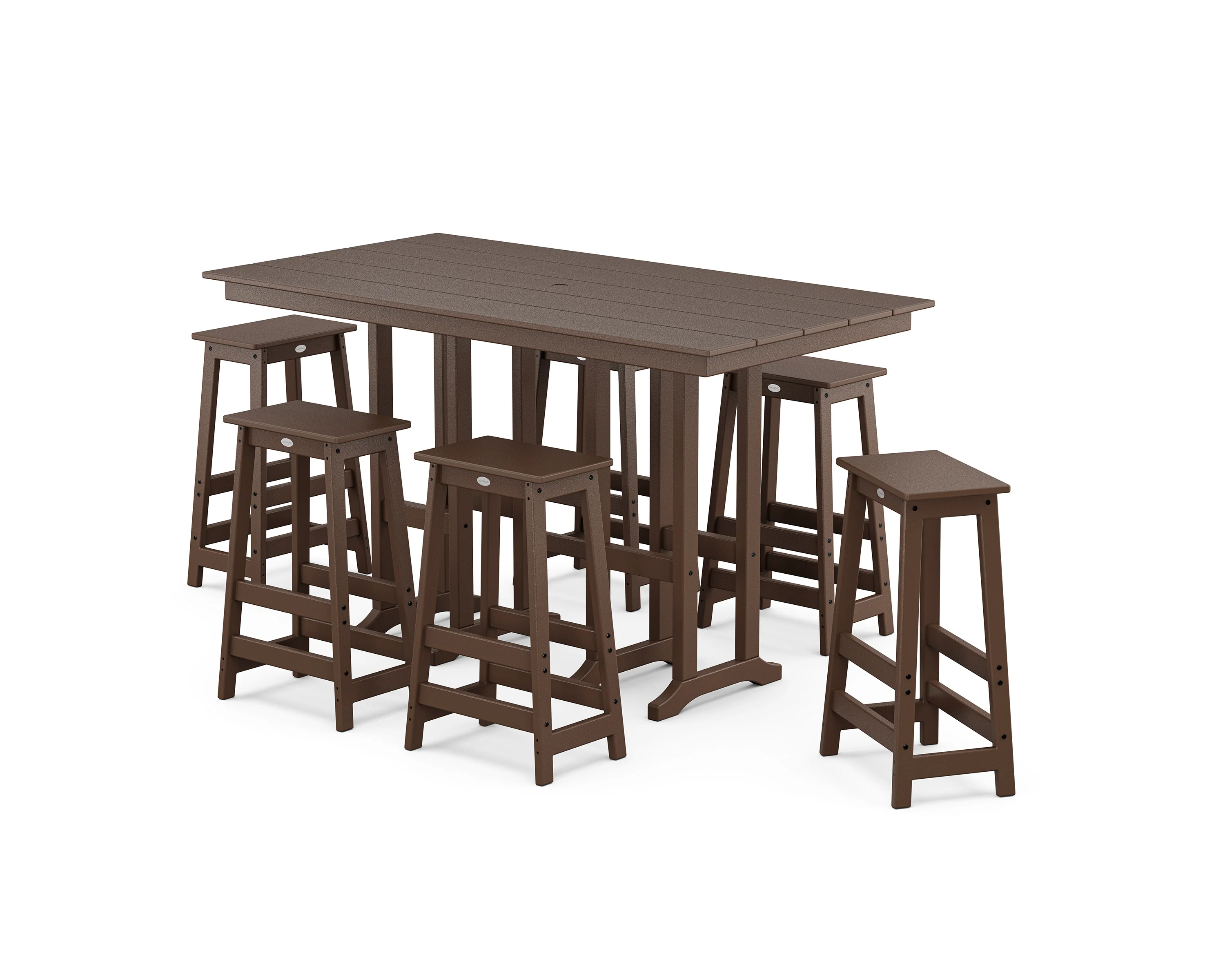 Modern Studio Bar Stool 7-Piece Set - Image 6