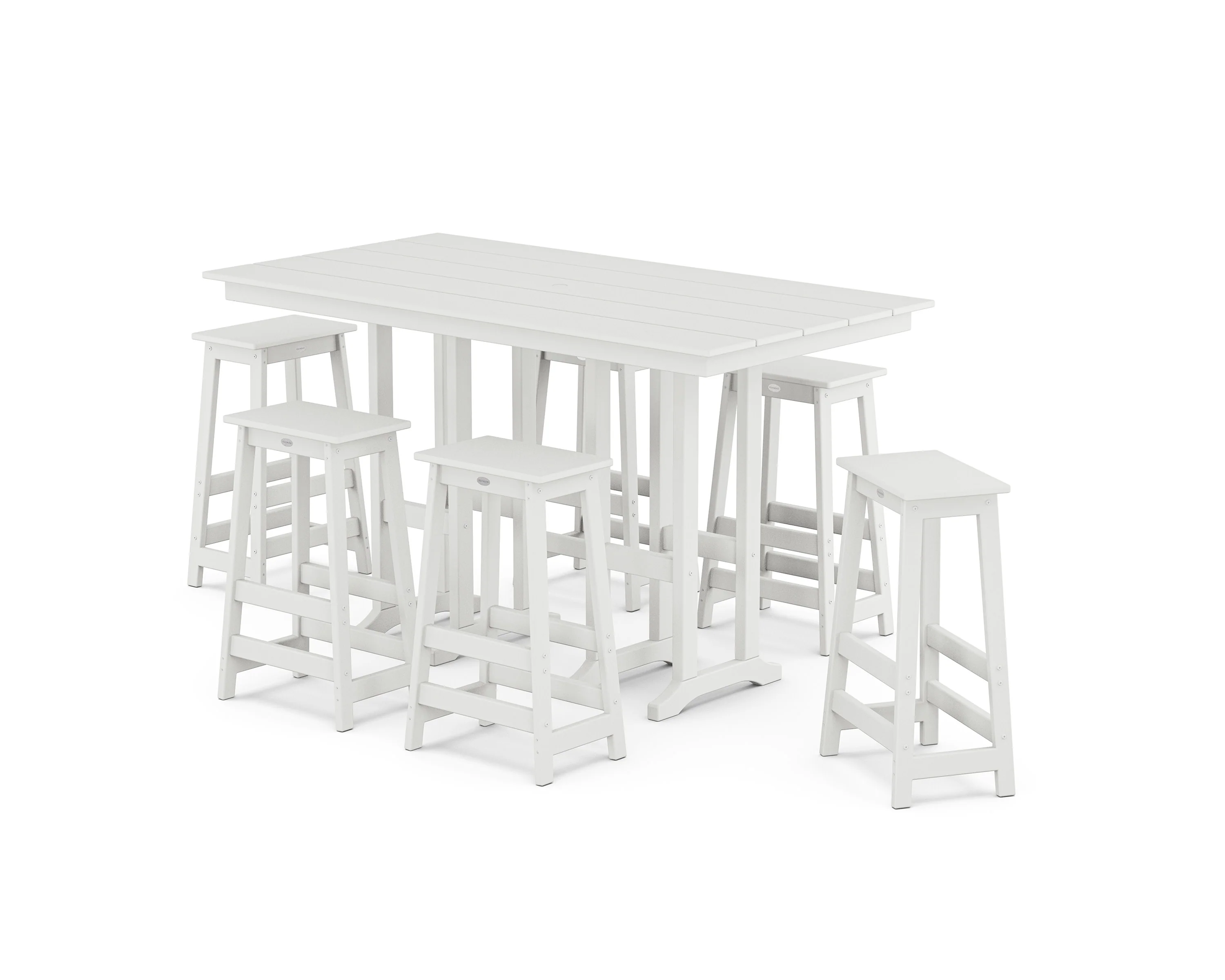 Modern Studio Bar Stool 7-Piece Set - Image 7
