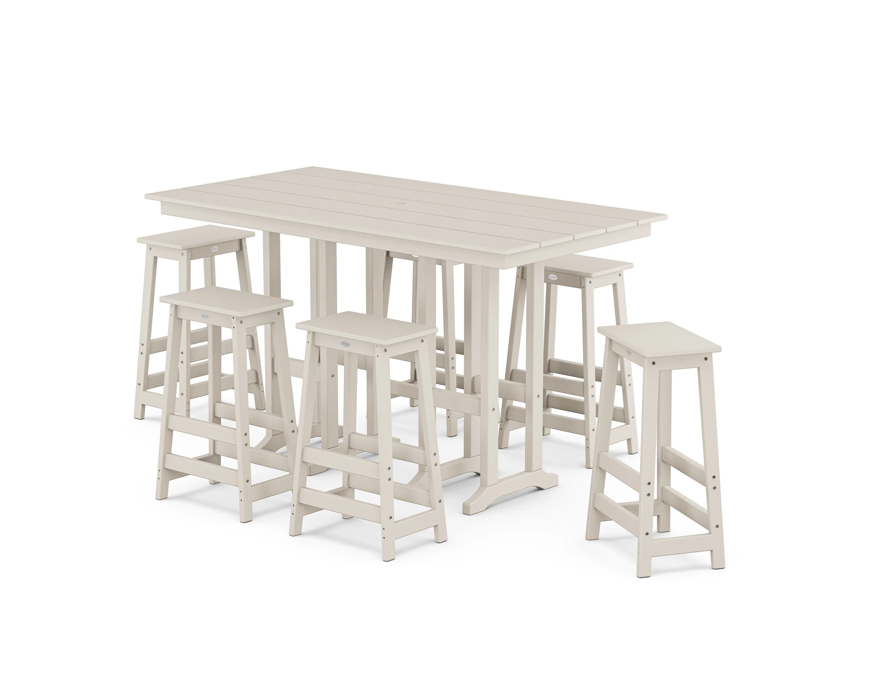 Modern Studio Bar Stool 7-Piece Set - Image 9