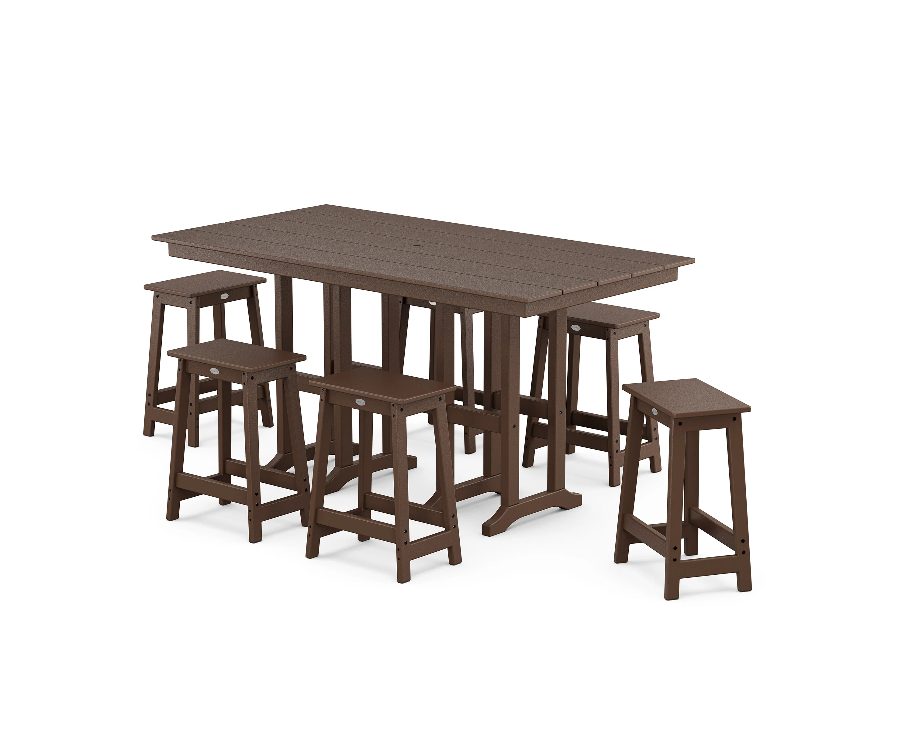 Modern Studio Counter Stool 7-Piece Set - Image 10