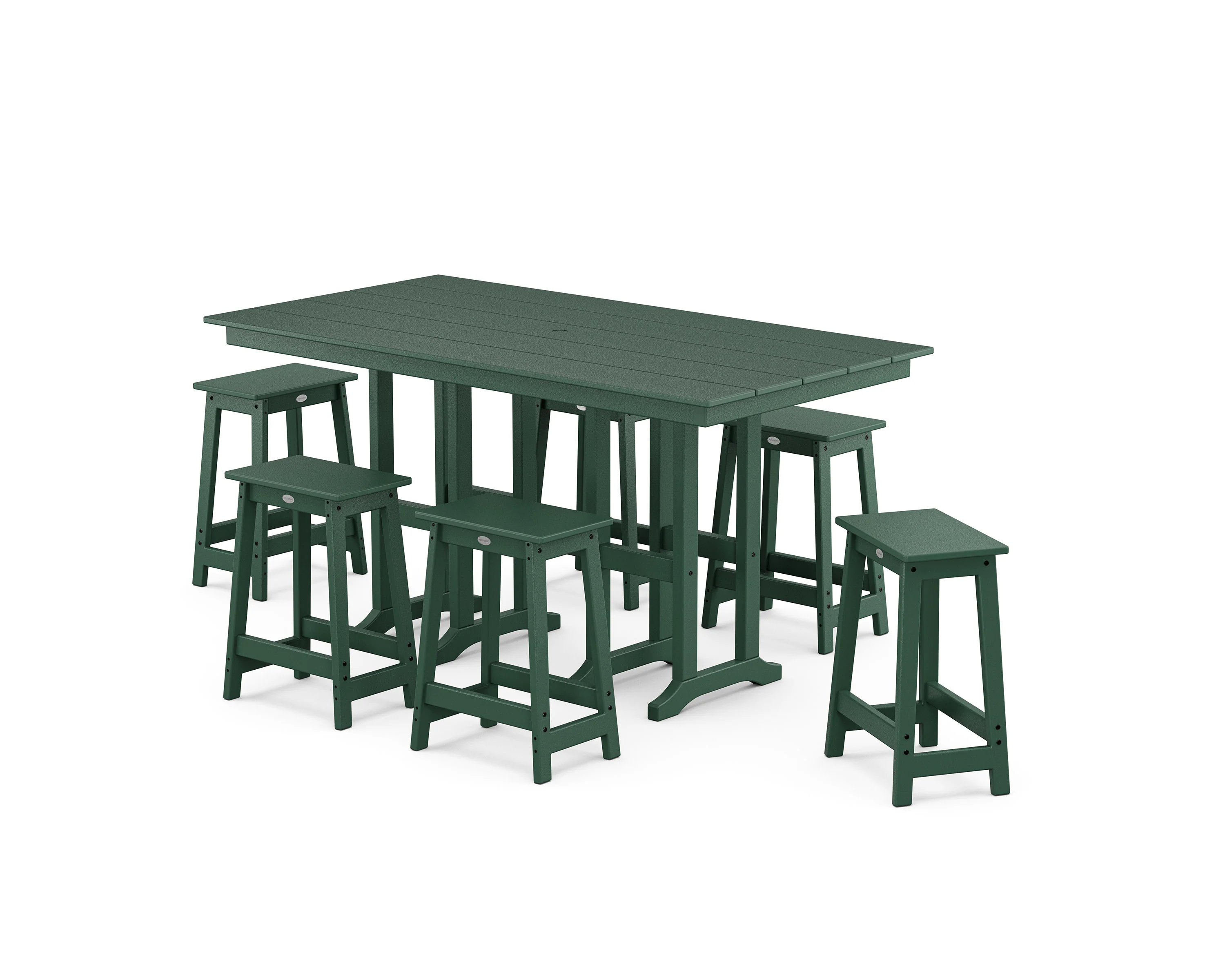 Modern Studio Counter Stool 7-Piece Set - Image 8