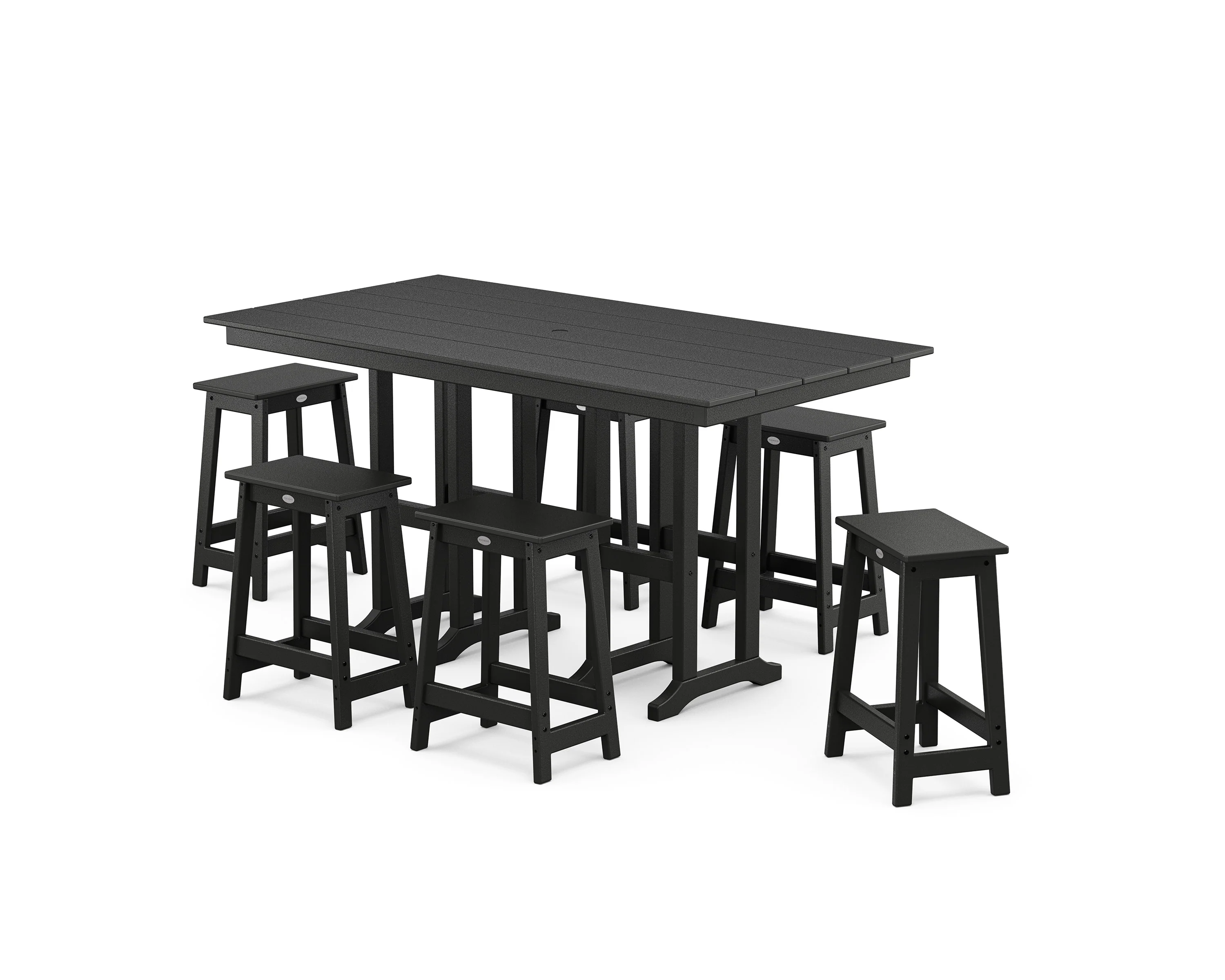 Modern Studio Counter Stool 7-Piece Set - Image 9