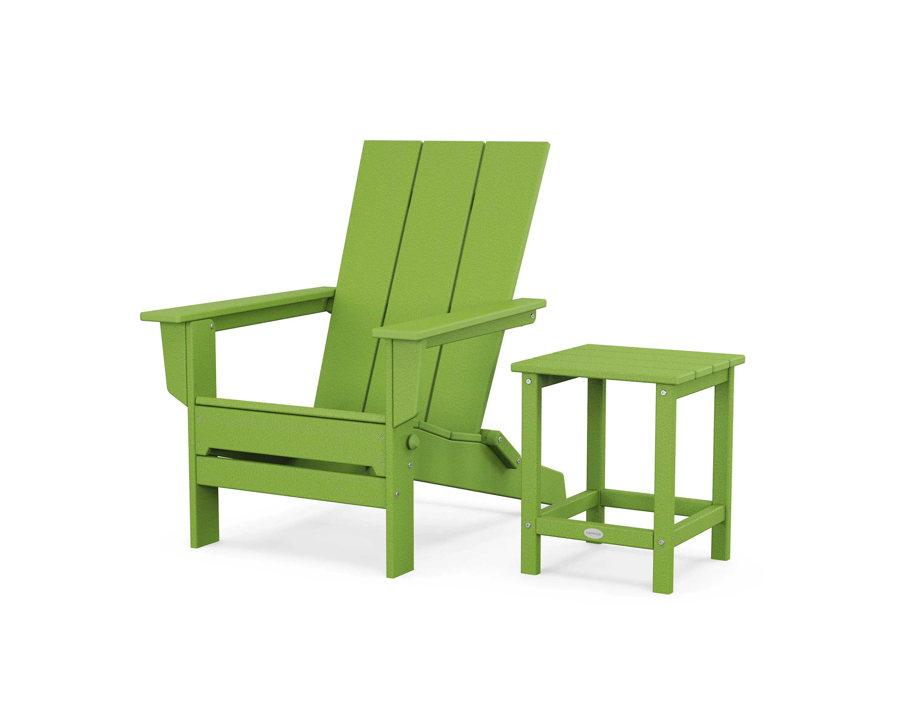 Modern Studio Folding Adirondack Chair with Side Table - Image 12