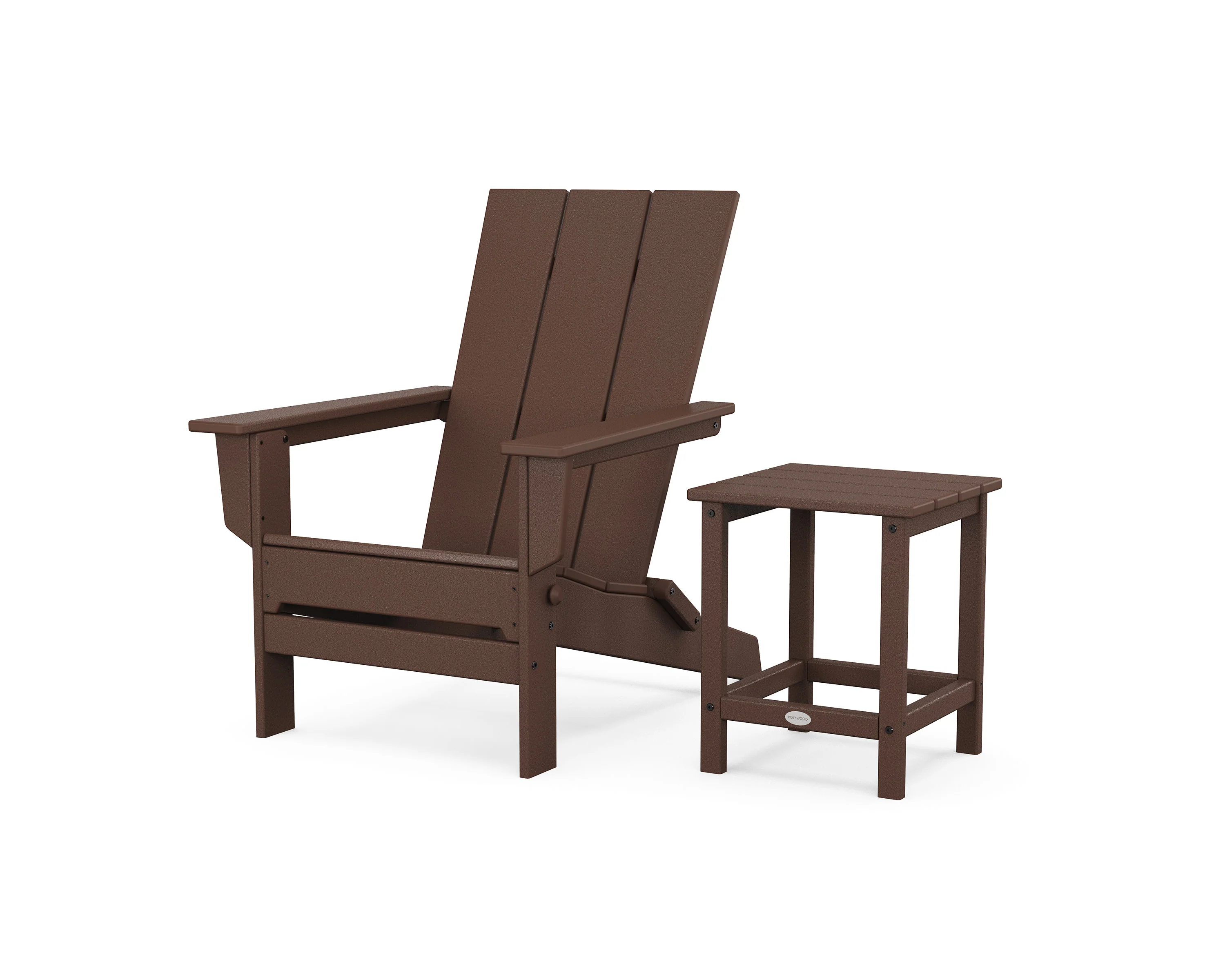 Modern Studio Folding Adirondack Chair with Side Table - Image 9