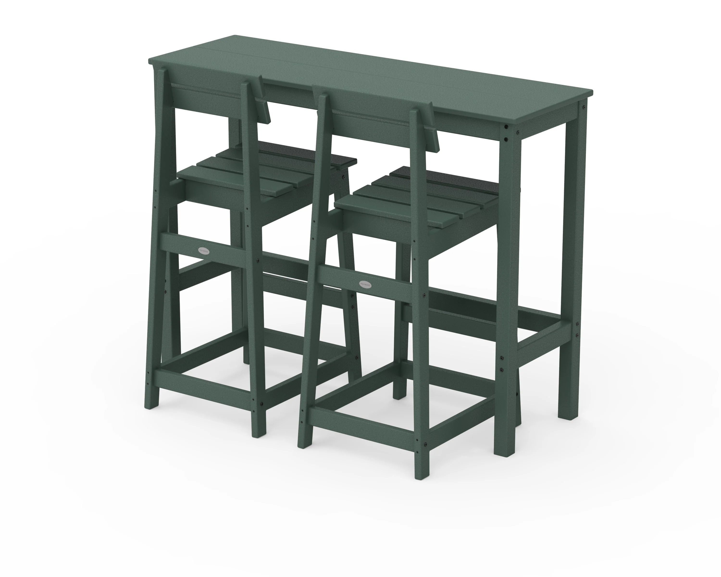 Modern Studio Plaza Bar Chair 3-Piece Balcony Set - Image 3