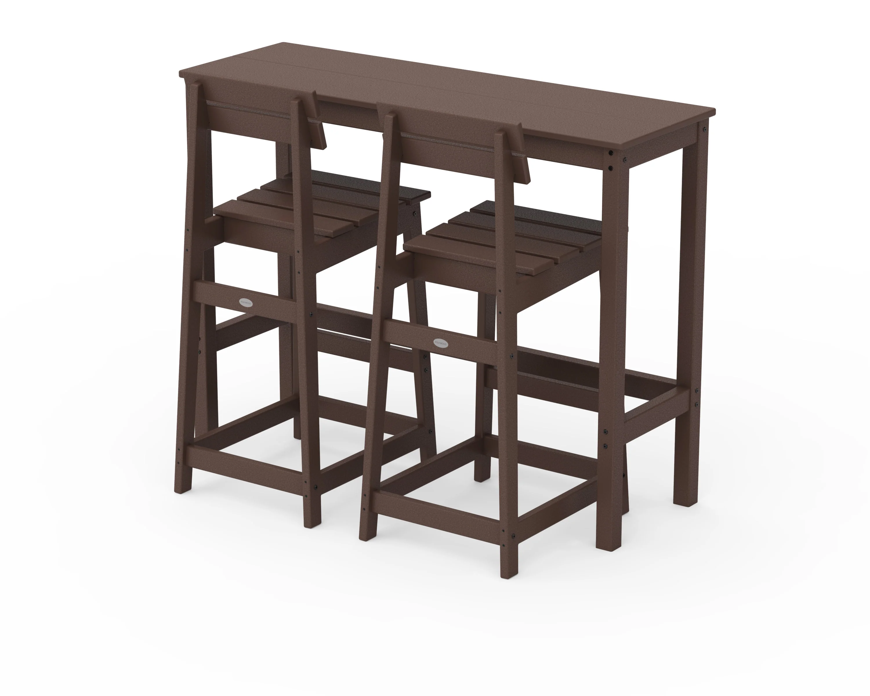 Modern Studio Plaza Bar Chair 3-Piece Balcony Set - Image 4