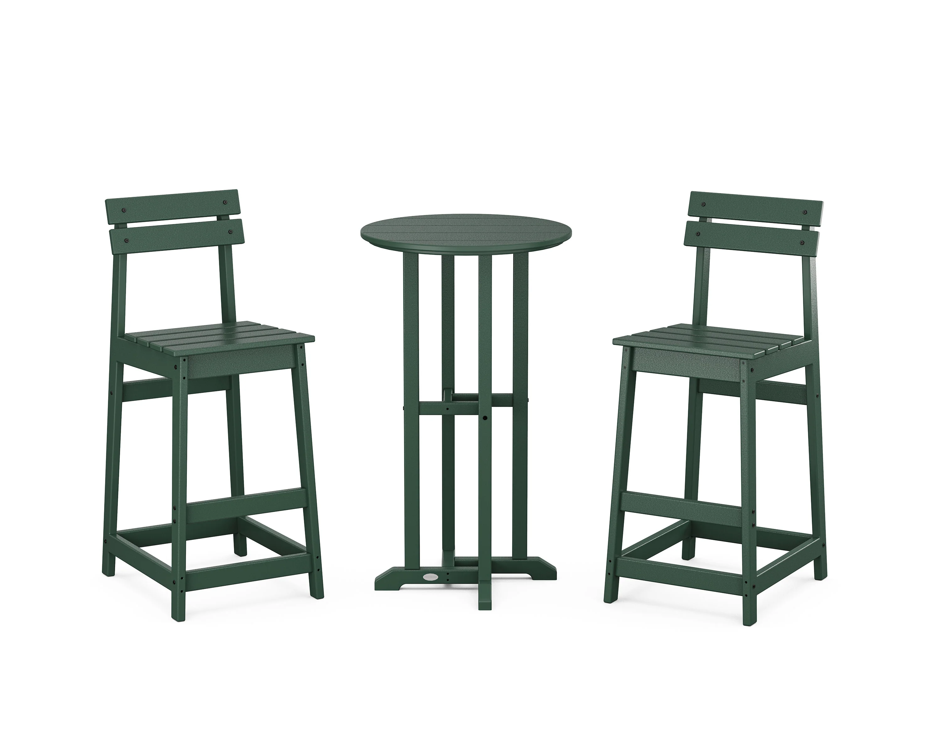 Modern Studio Plaza Bar Chair 3-Piece Bistro Set - Image 4