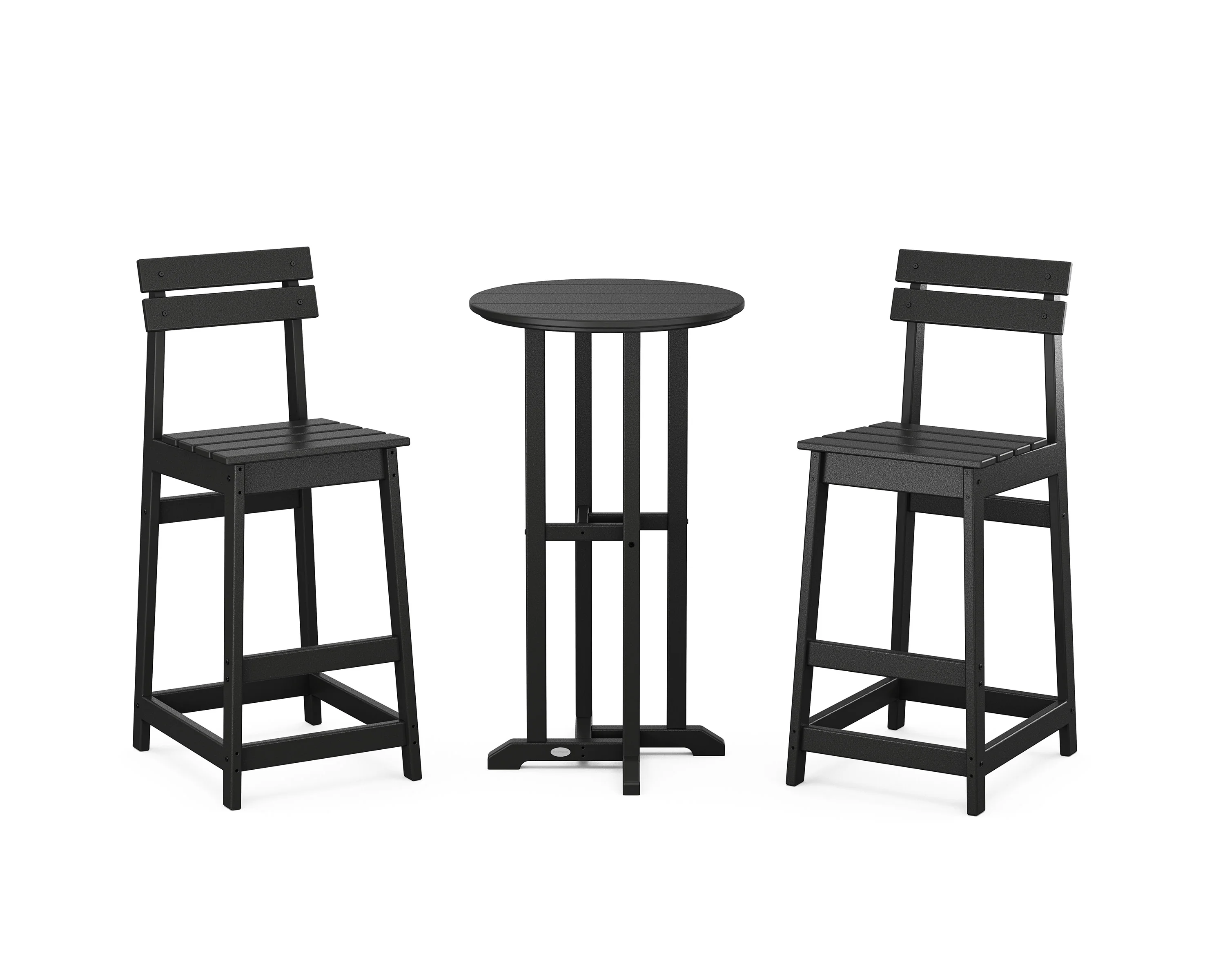Modern Studio Plaza Bar Chair 3-Piece Bistro Set - Image 7