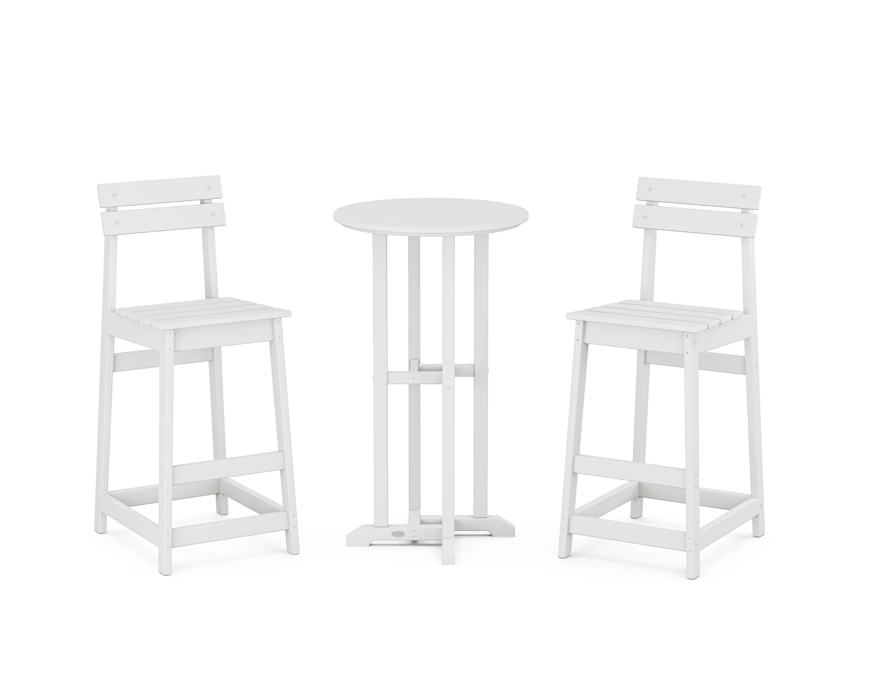 Modern Studio Plaza Bar Chair 3-Piece Bistro Set - Image 8