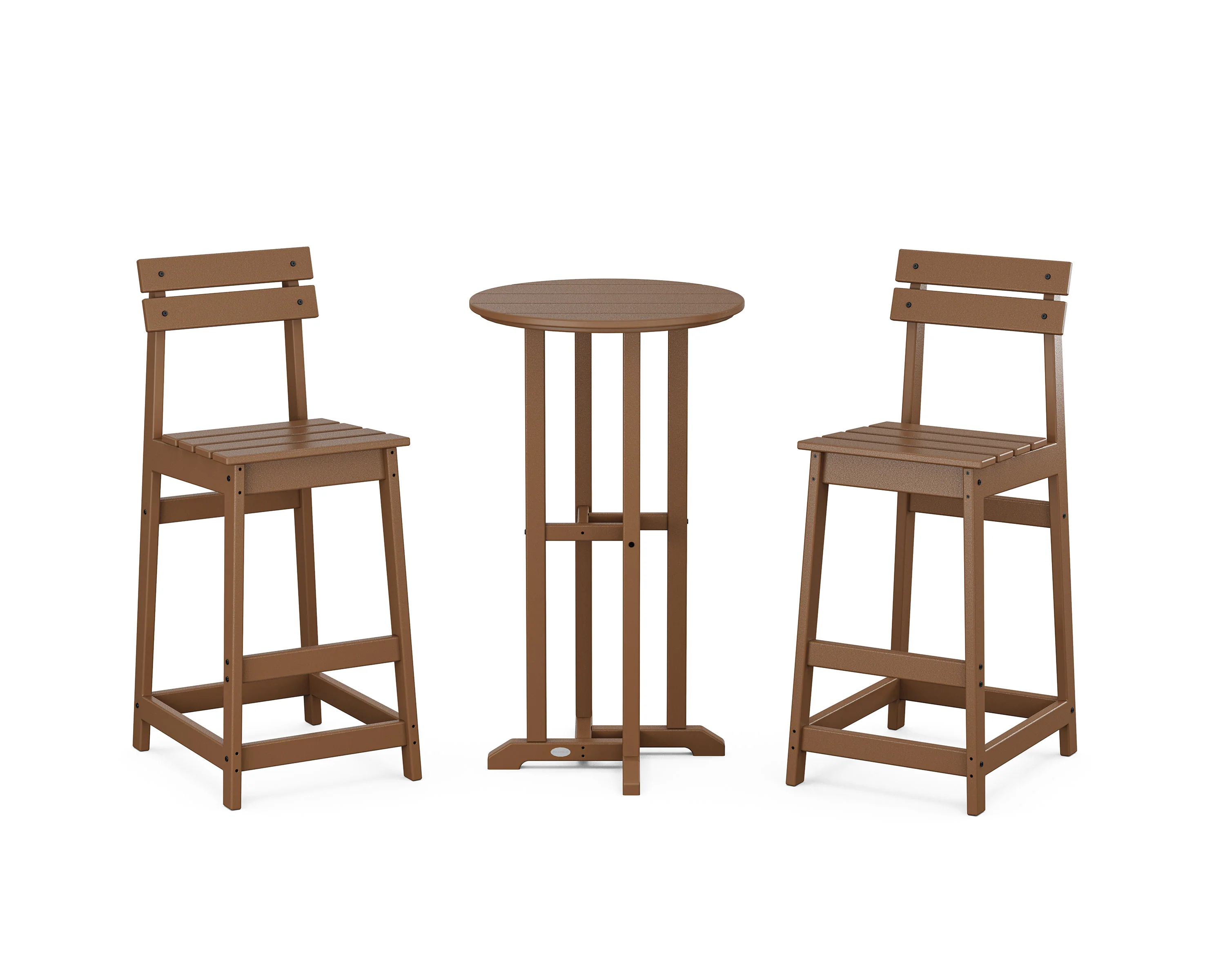 Modern Studio Plaza Bar Chair 3-Piece Bistro Set - Image 9