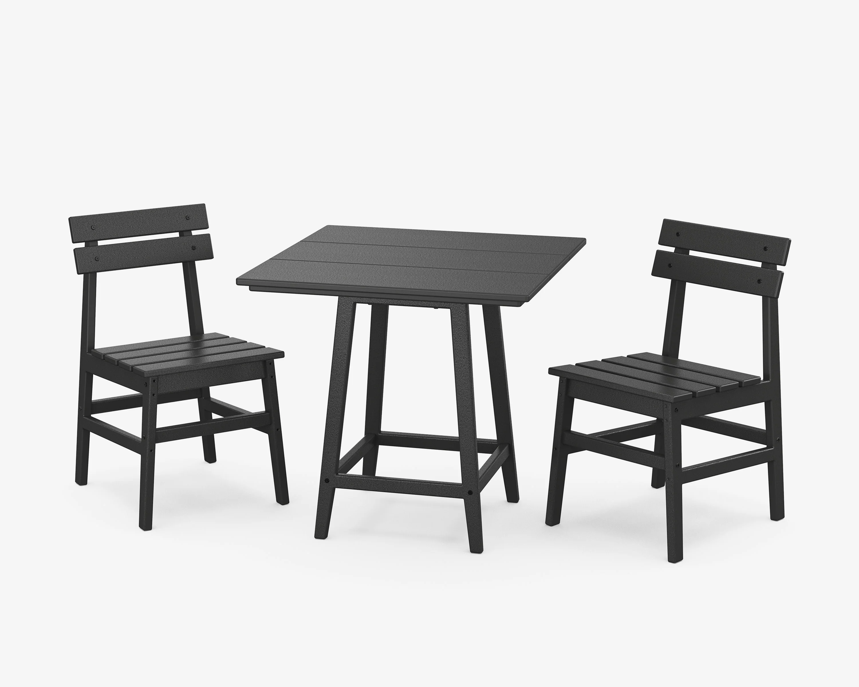 Modern Studio Plaza Chair 3-Piece Bistro Dining Set - Image 4