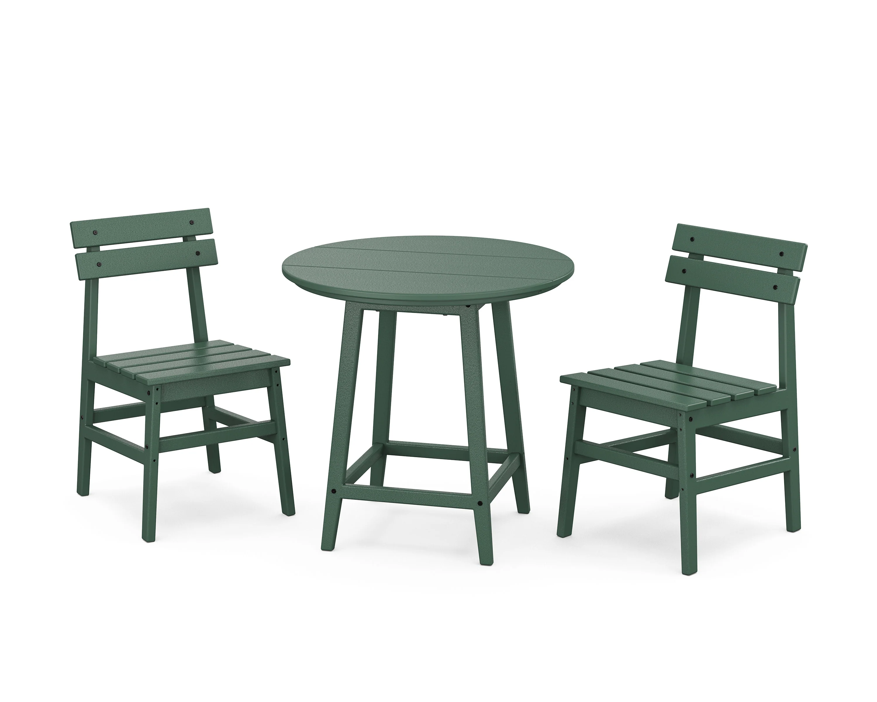 Modern Studio Plaza Chair 3-Piece Round Bistro Dining Set - Image 4