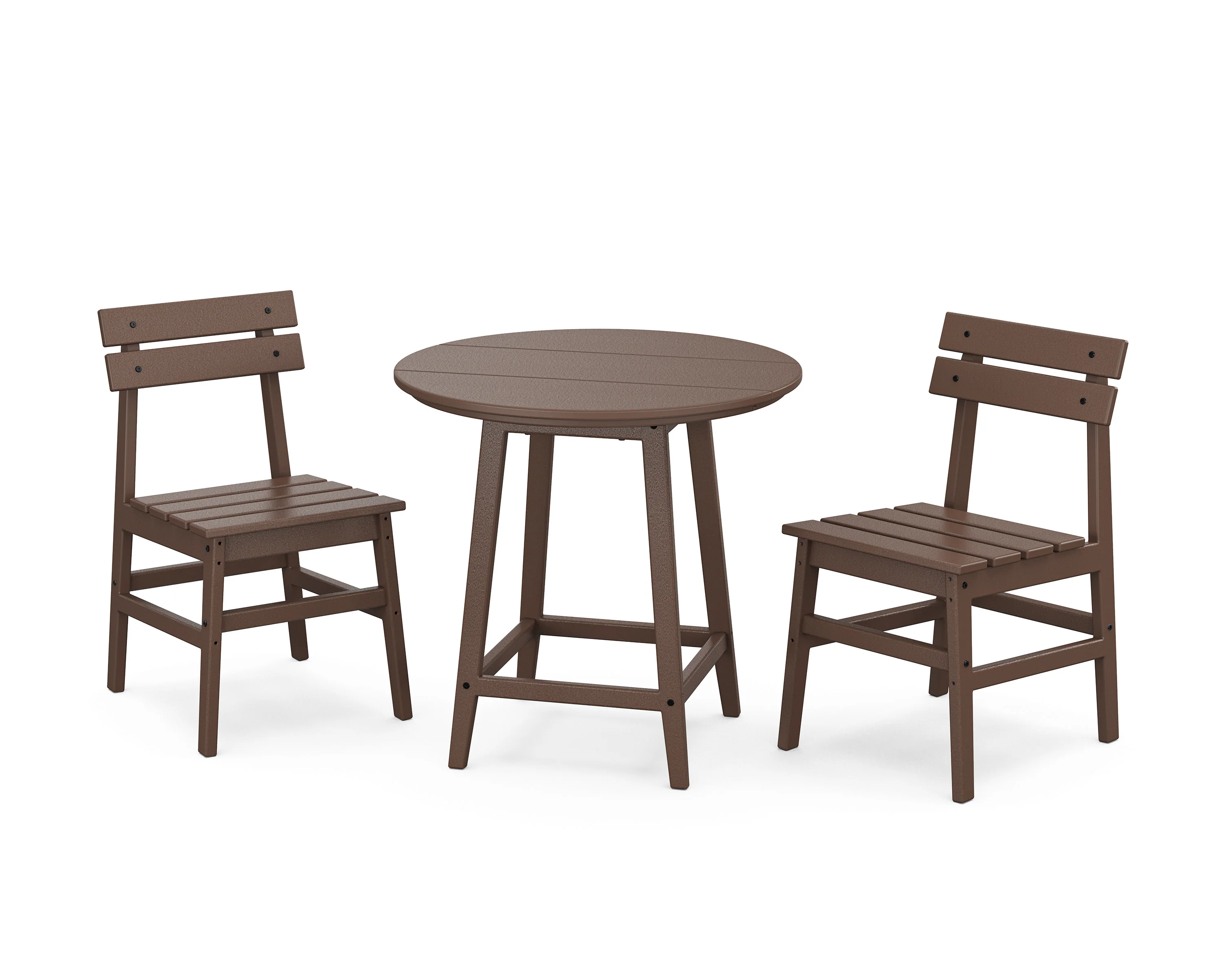 Modern Studio Plaza Chair 3-Piece Round Bistro Dining Set - Image 5