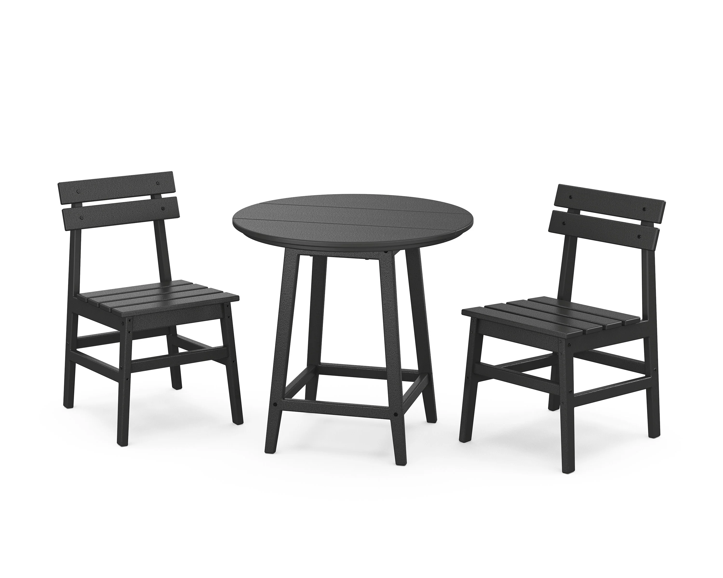 Modern Studio Plaza Chair 3-Piece Round Bistro Dining Set - Image 6
