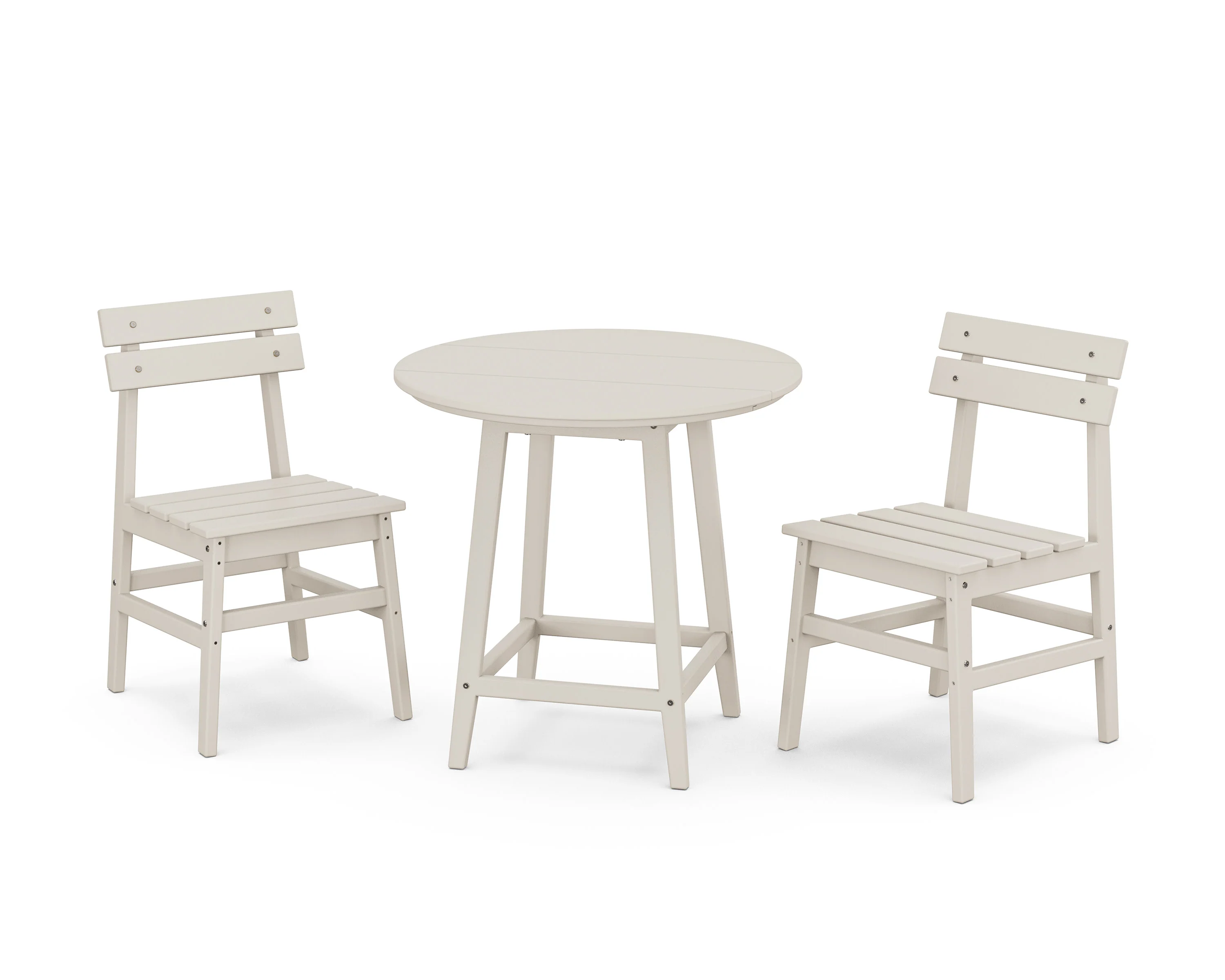 Modern Studio Plaza Chair 3-Piece Round Bistro Dining Set - Image 7