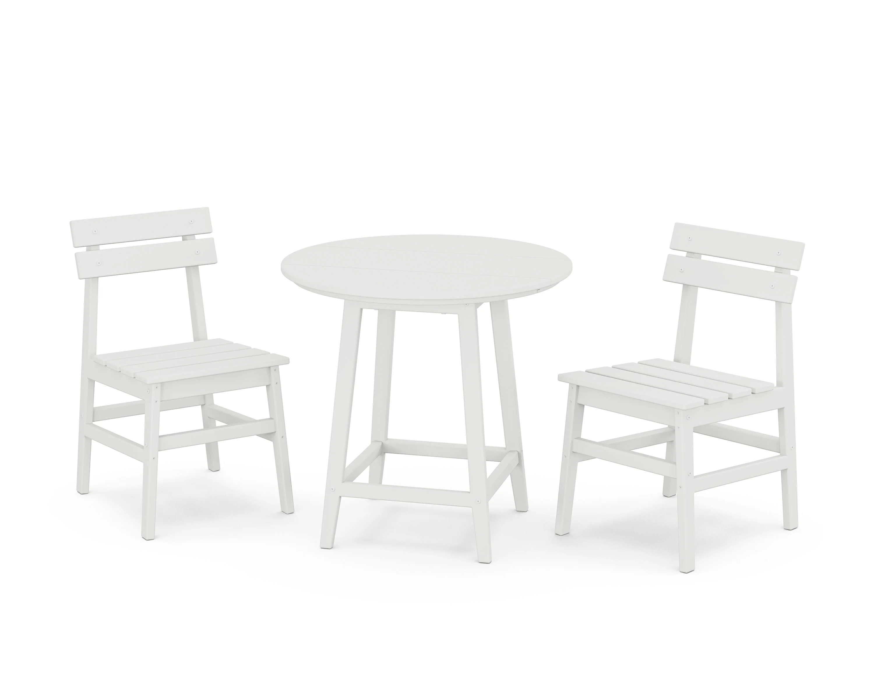 Modern Studio Plaza Chair 3-Piece Round Bistro Dining Set - Image 8
