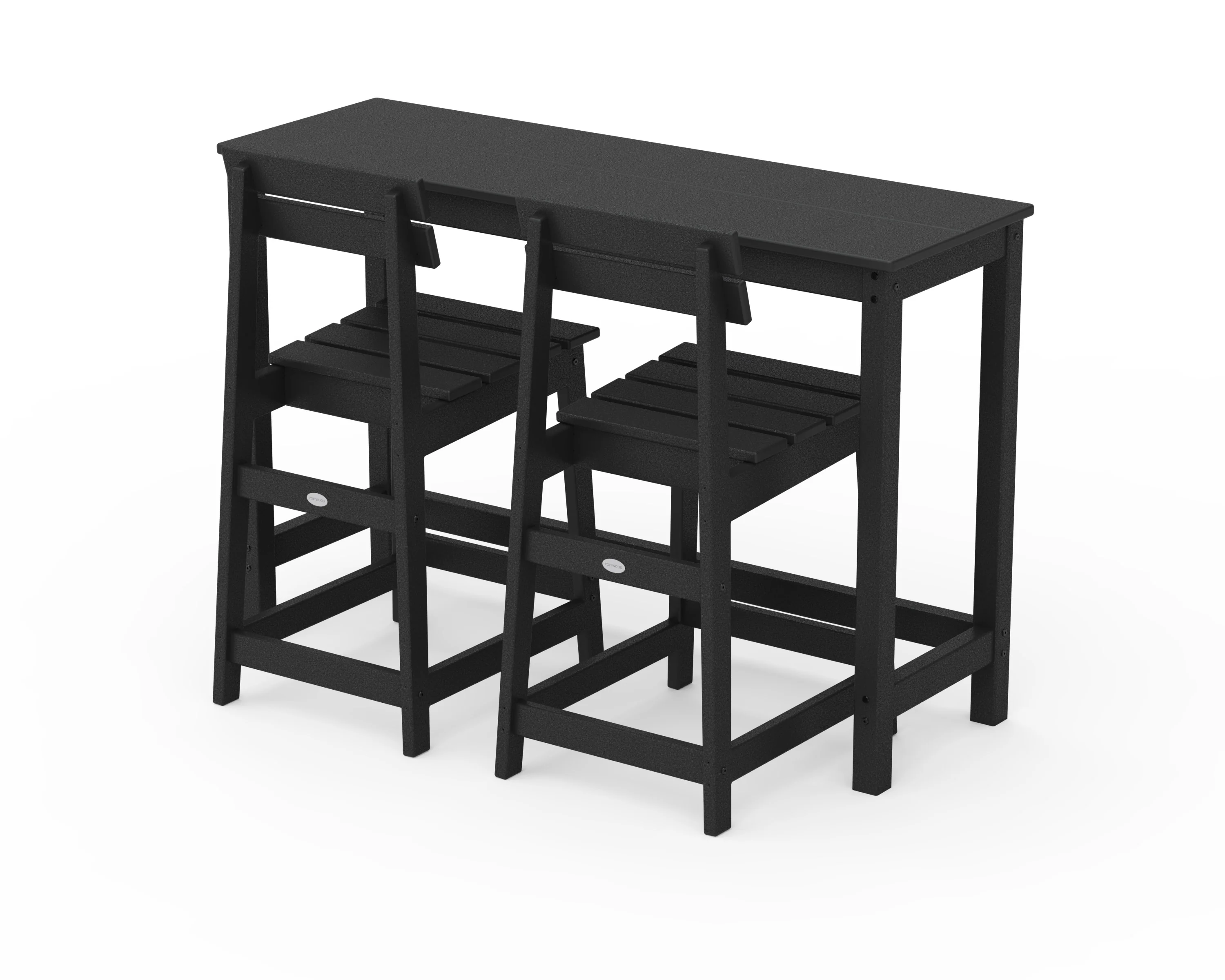 Modern Studio Plaza Counter Chair 3-Piece Balcony Set - Image 4