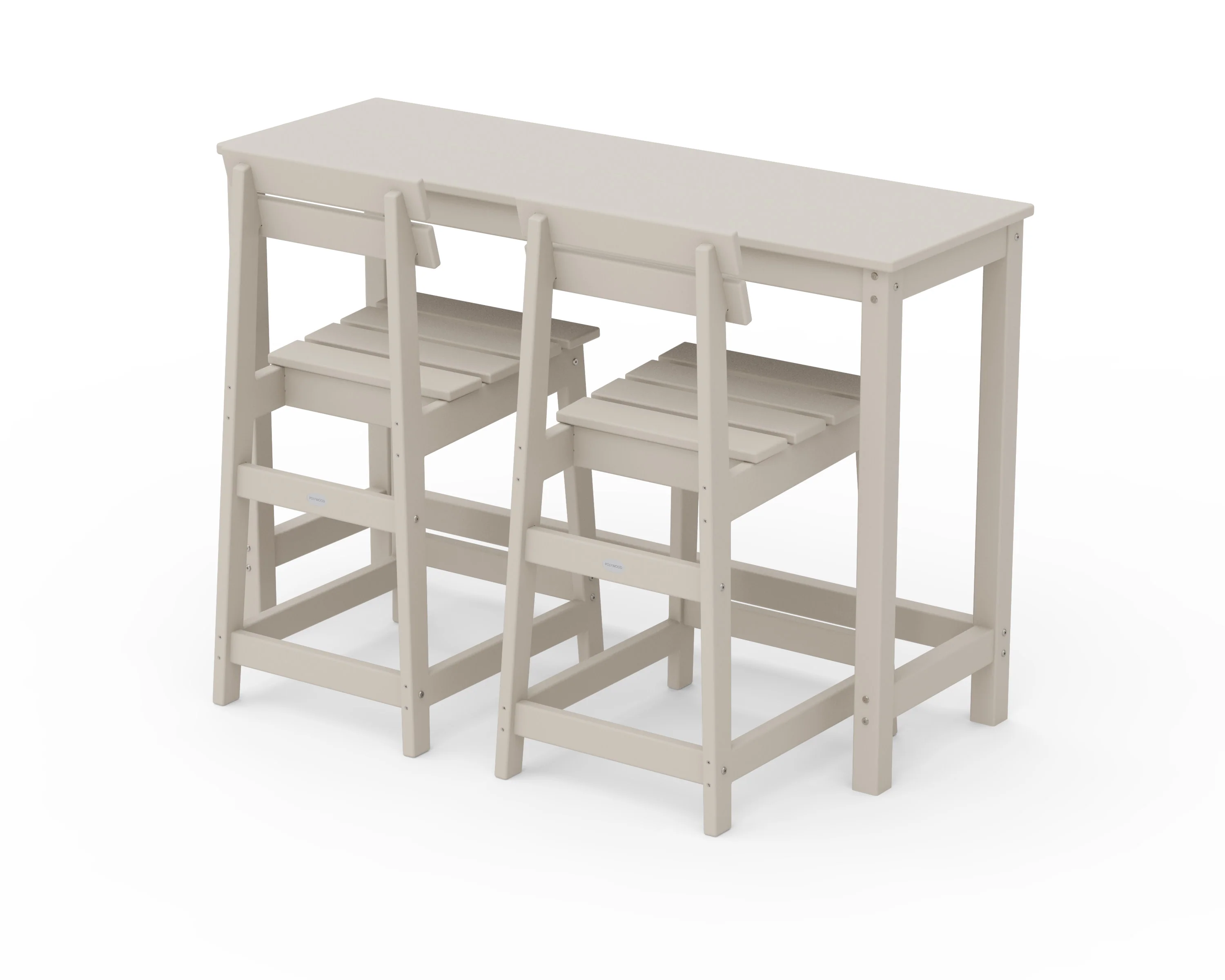 Modern Studio Plaza Counter Chair 3-Piece Balcony Set - Image 5