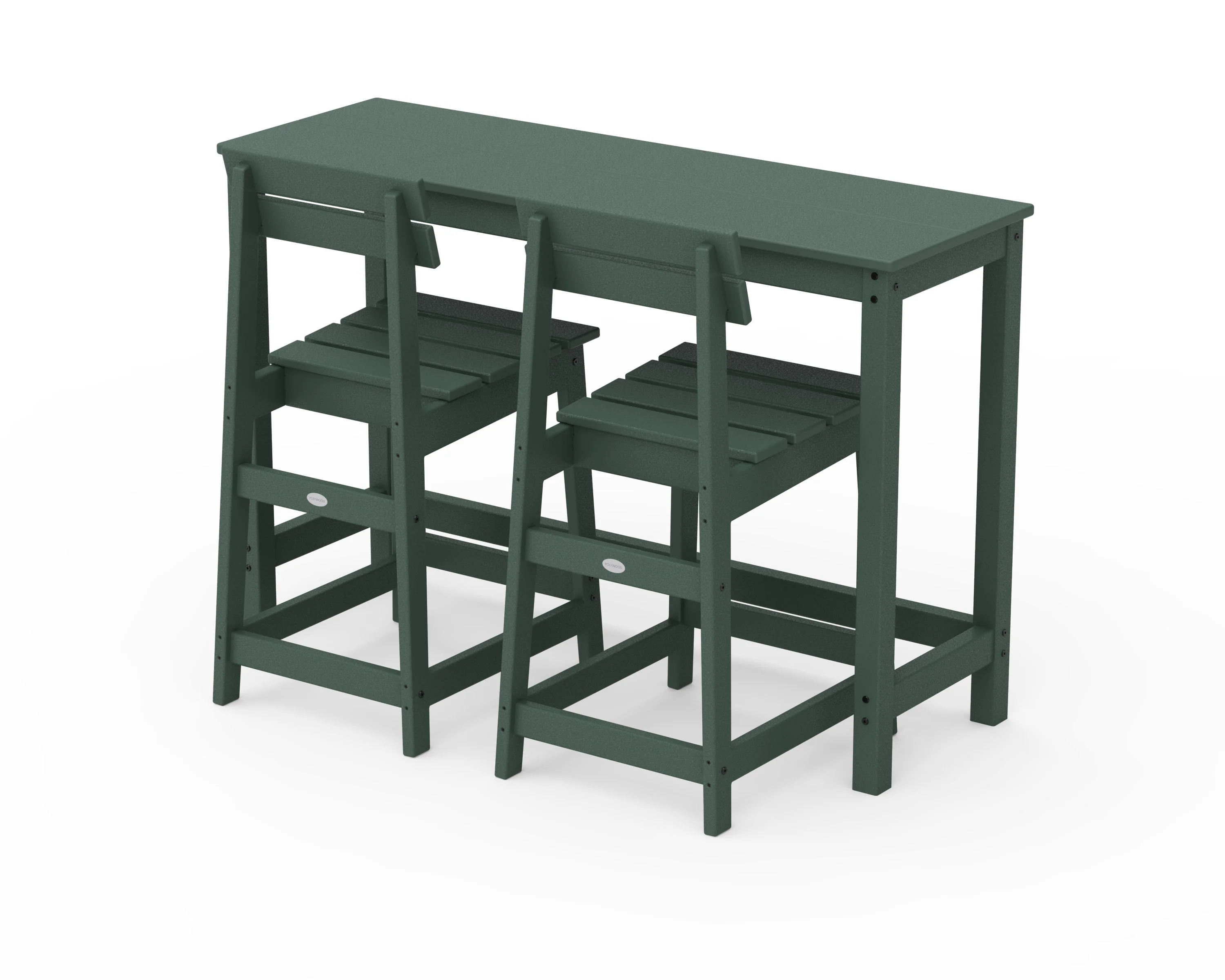 Modern Studio Plaza Counter Chair 3-Piece Balcony Set - Image 8