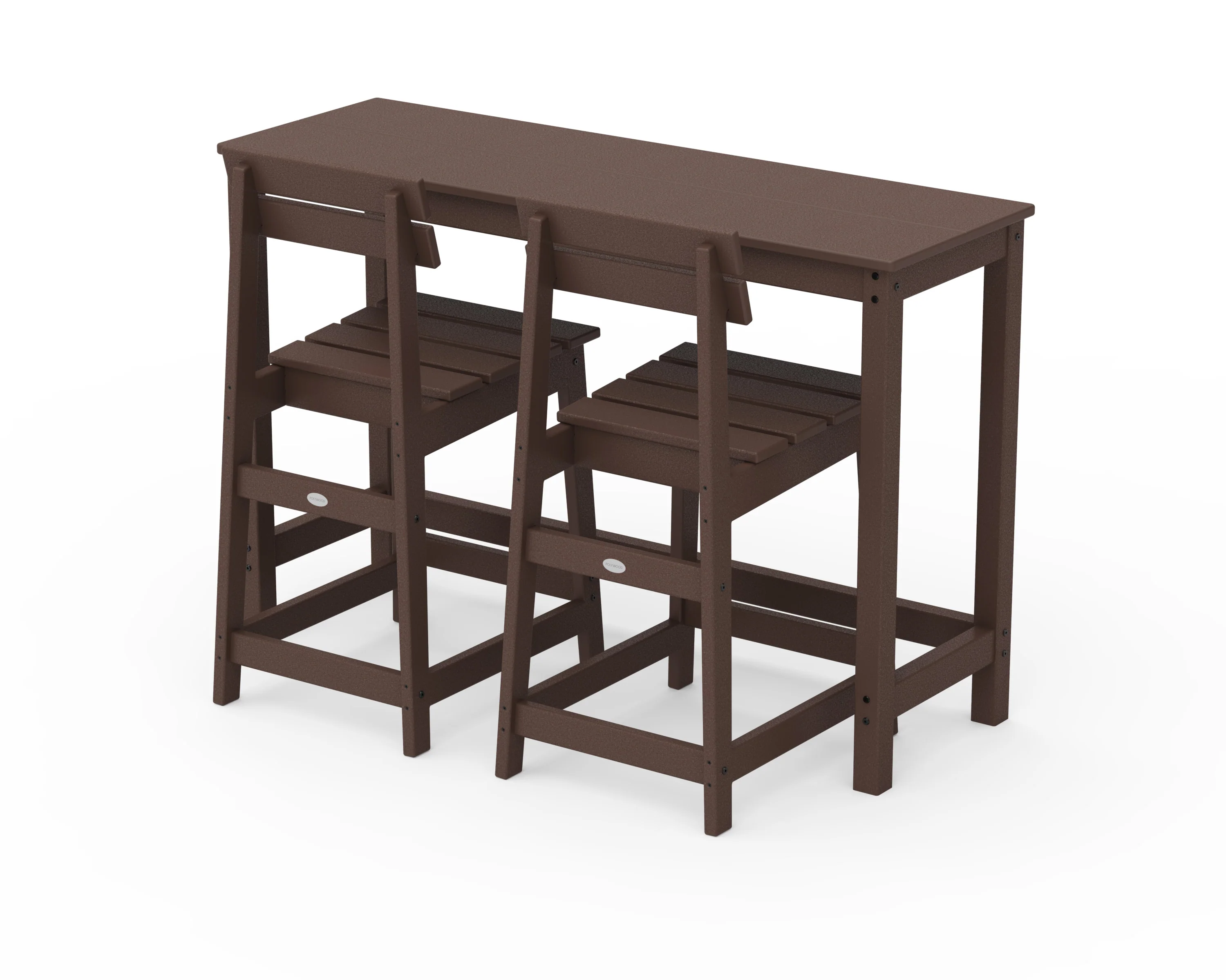 Modern Studio Plaza Counter Chair 3-Piece Balcony Set - Image 9