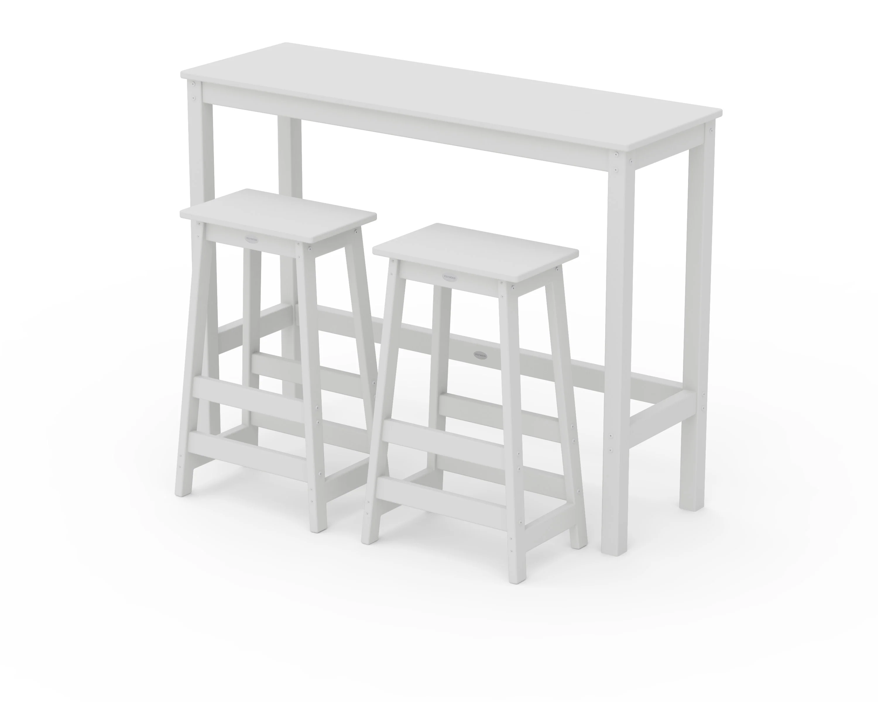 Modern Studio Stool 3-Piece Bar Balcony Set - Image 3
