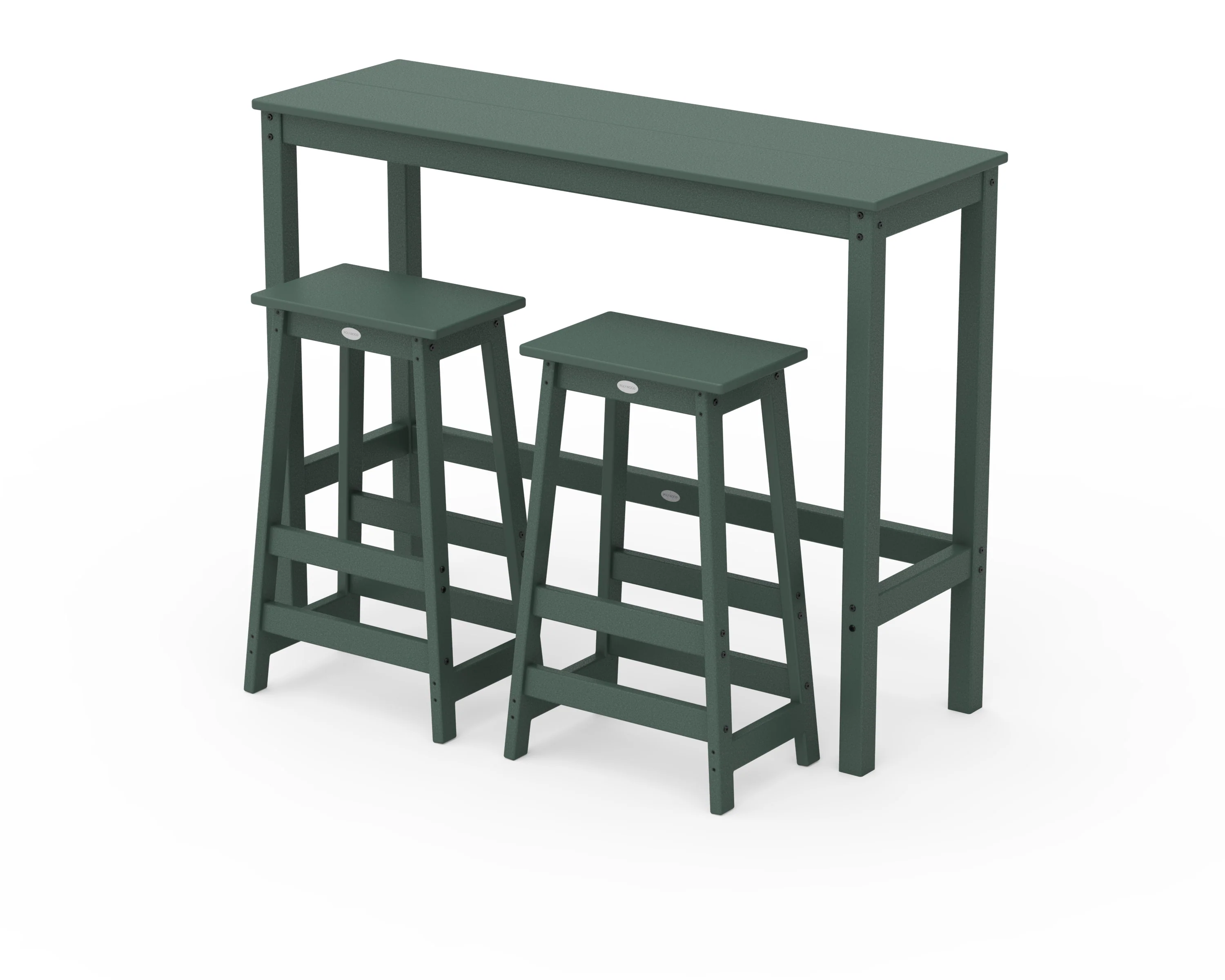 Modern Studio Stool 3-Piece Bar Balcony Set - Image 4