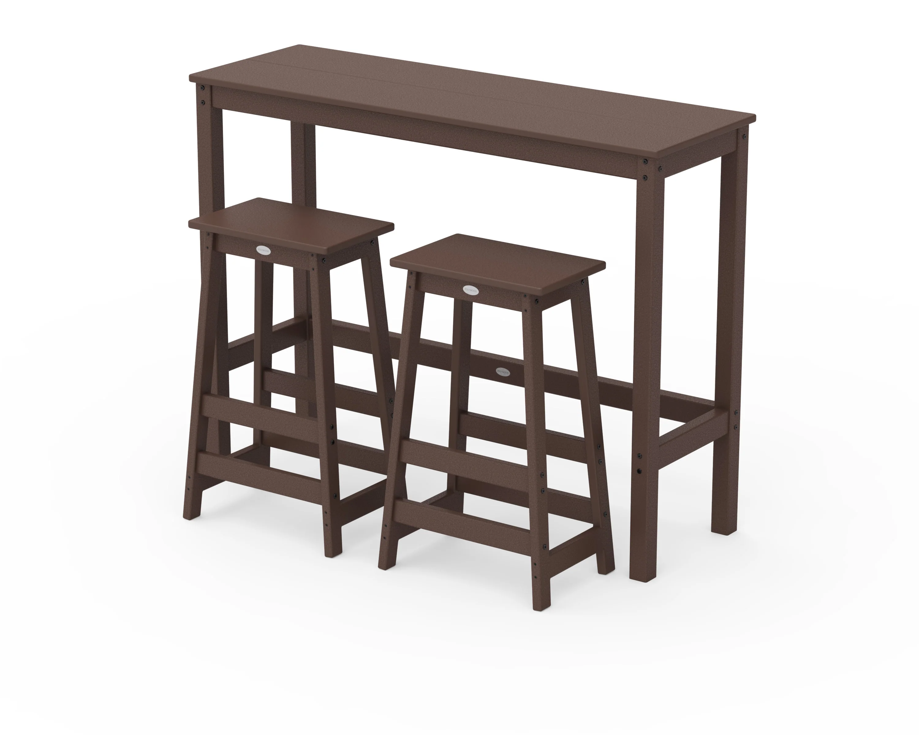 Modern Studio Stool 3-Piece Bar Balcony Set - Image 5