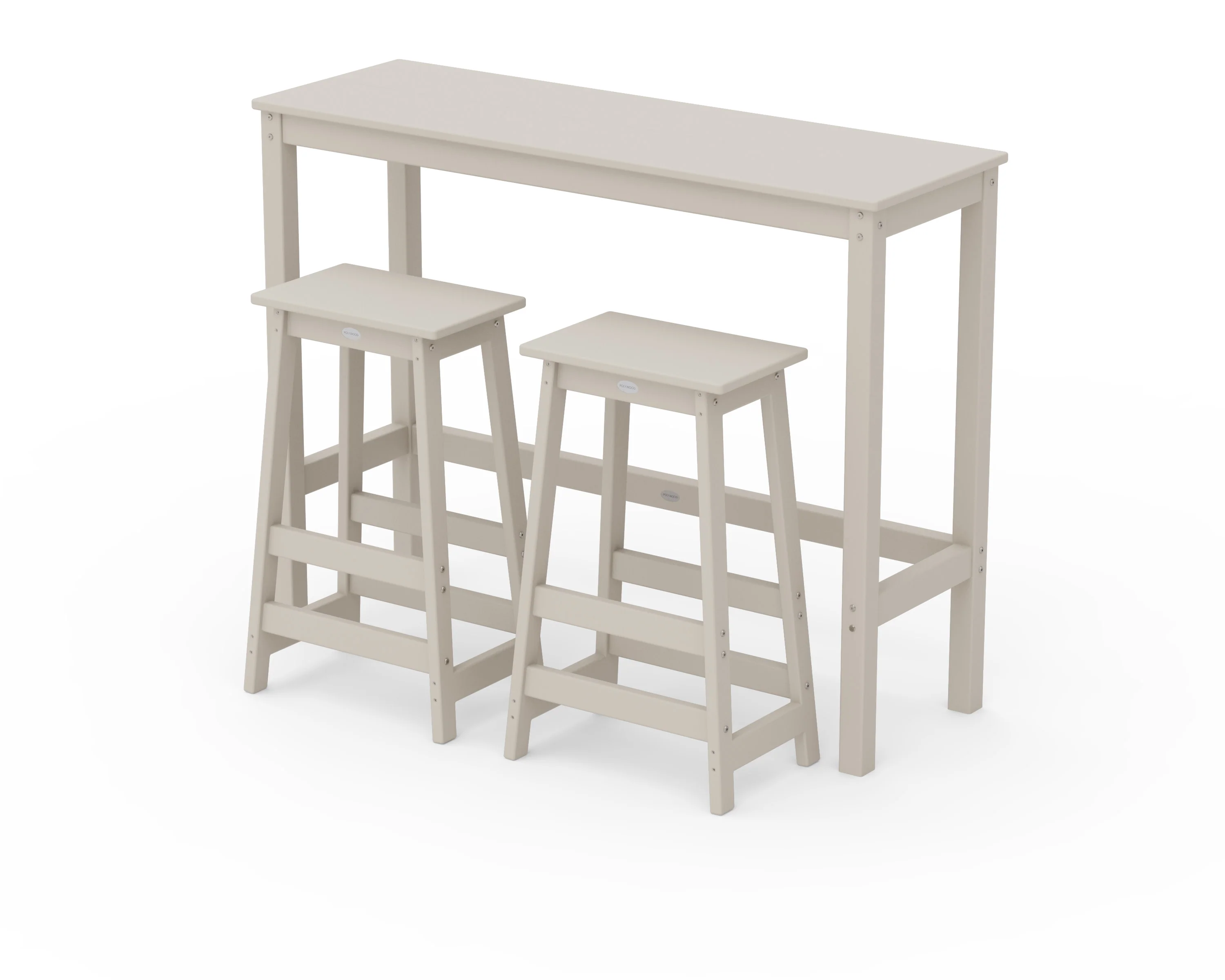 Modern Studio Stool 3-Piece Bar Balcony Set - Image 6