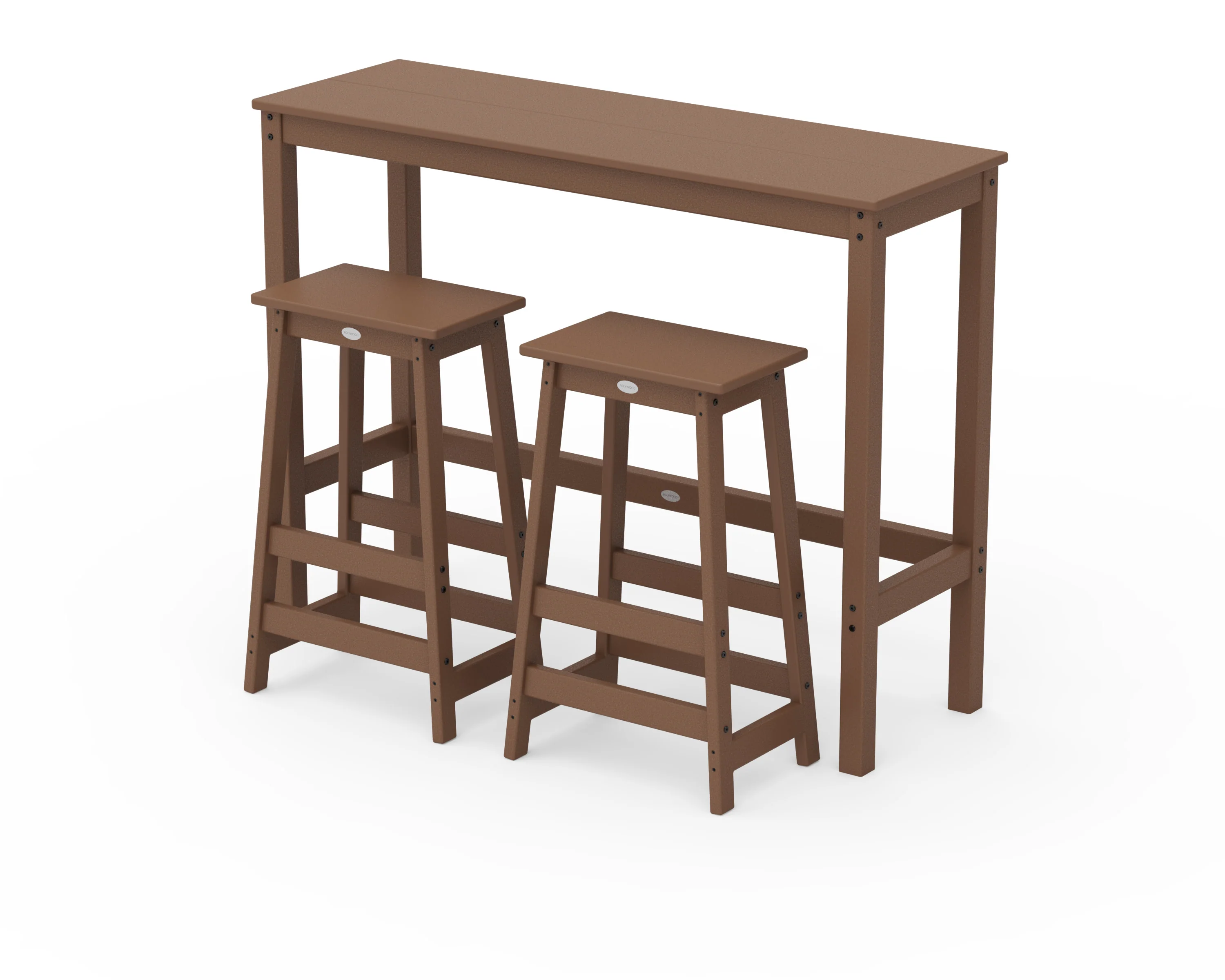 Modern Studio Stool 3-Piece Bar Balcony Set - Image 7