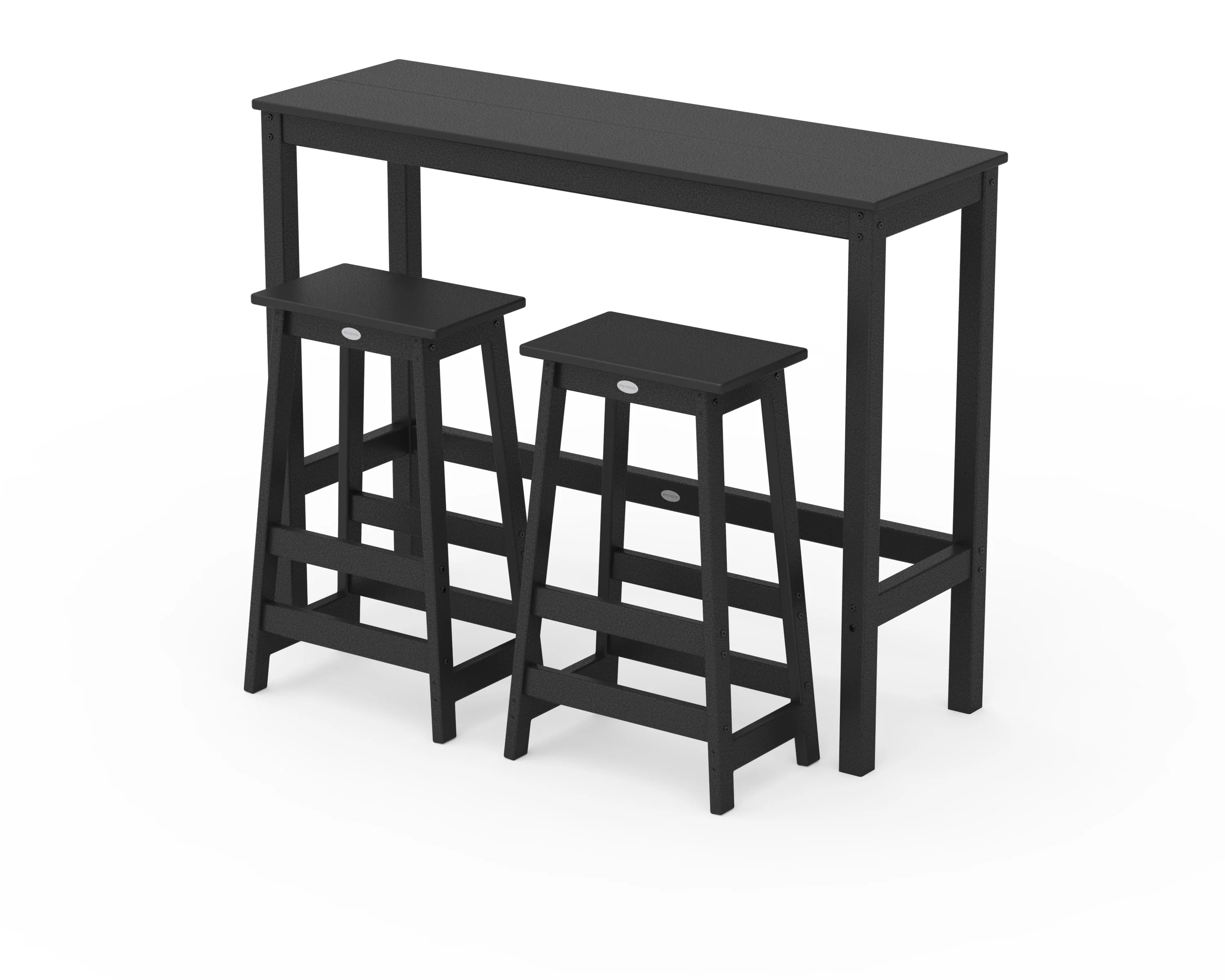 Modern Studio Stool 3-Piece Bar Balcony Set - Image 8