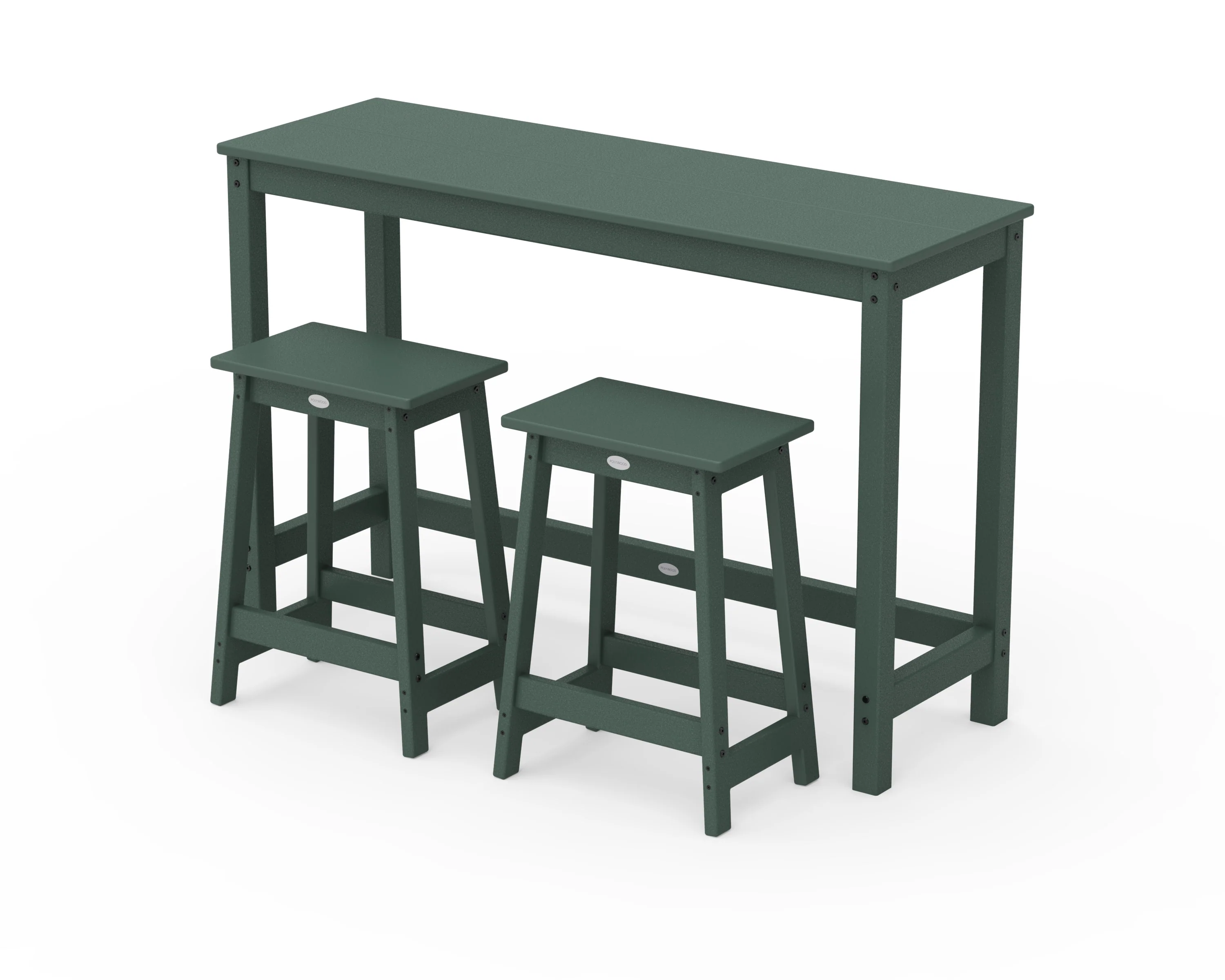 Modern Studio Stool 3-Piece Counter Balcony Set - Image 4