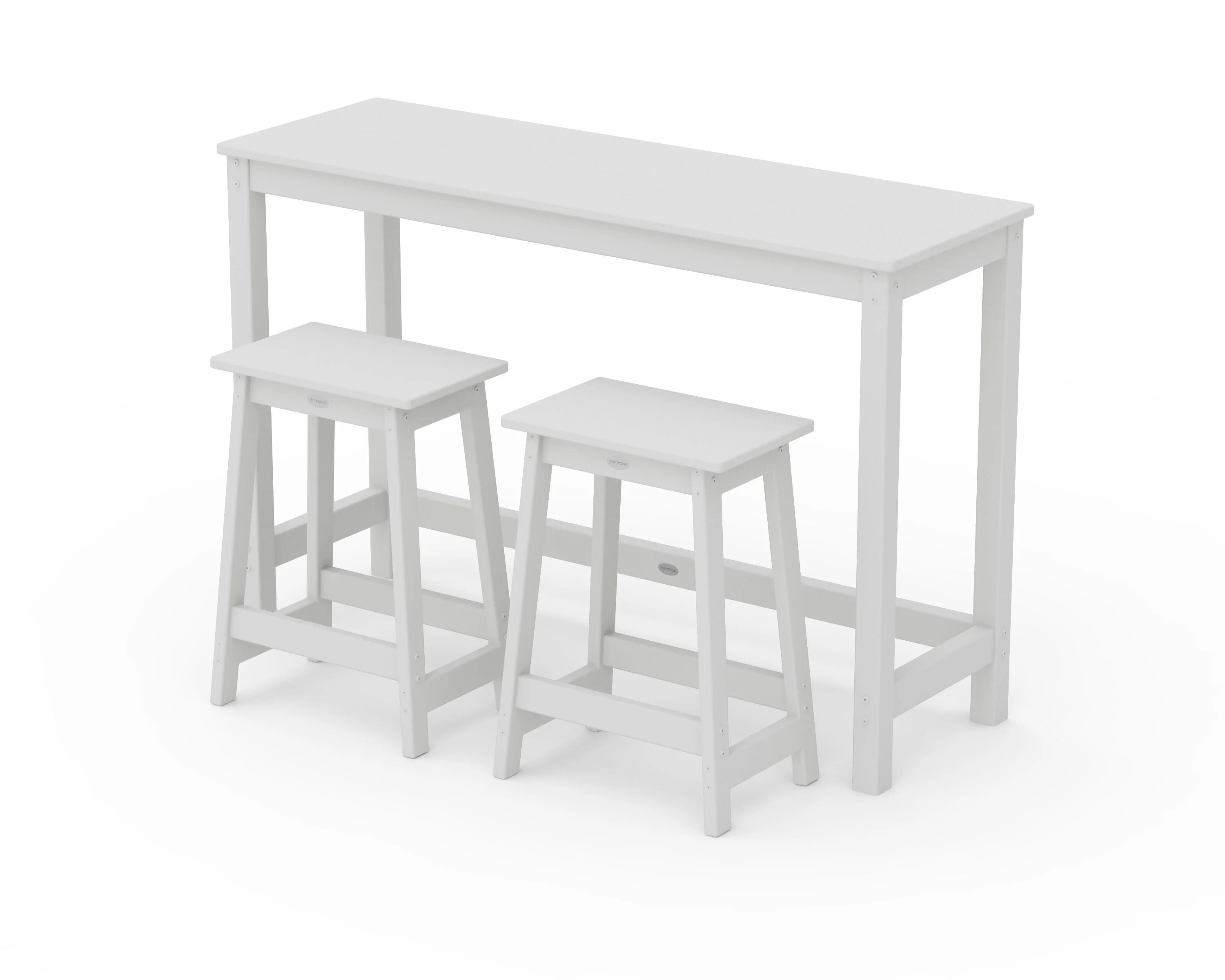 Modern Studio Stool 3-Piece Counter Balcony Set - Image 5