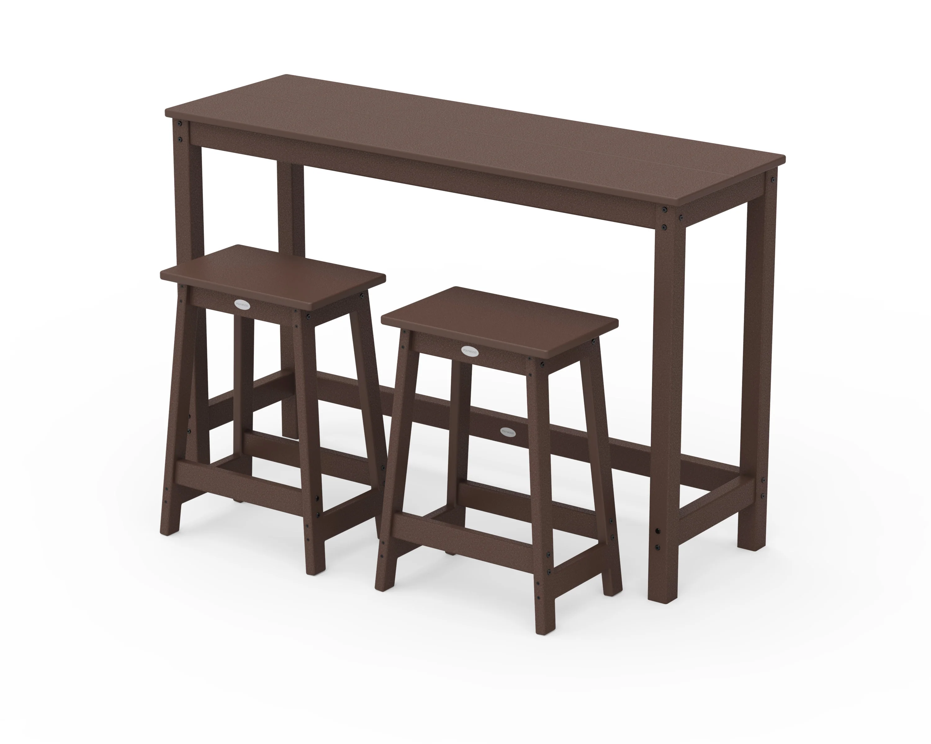 Modern Studio Stool 3-Piece Counter Balcony Set - Image 6