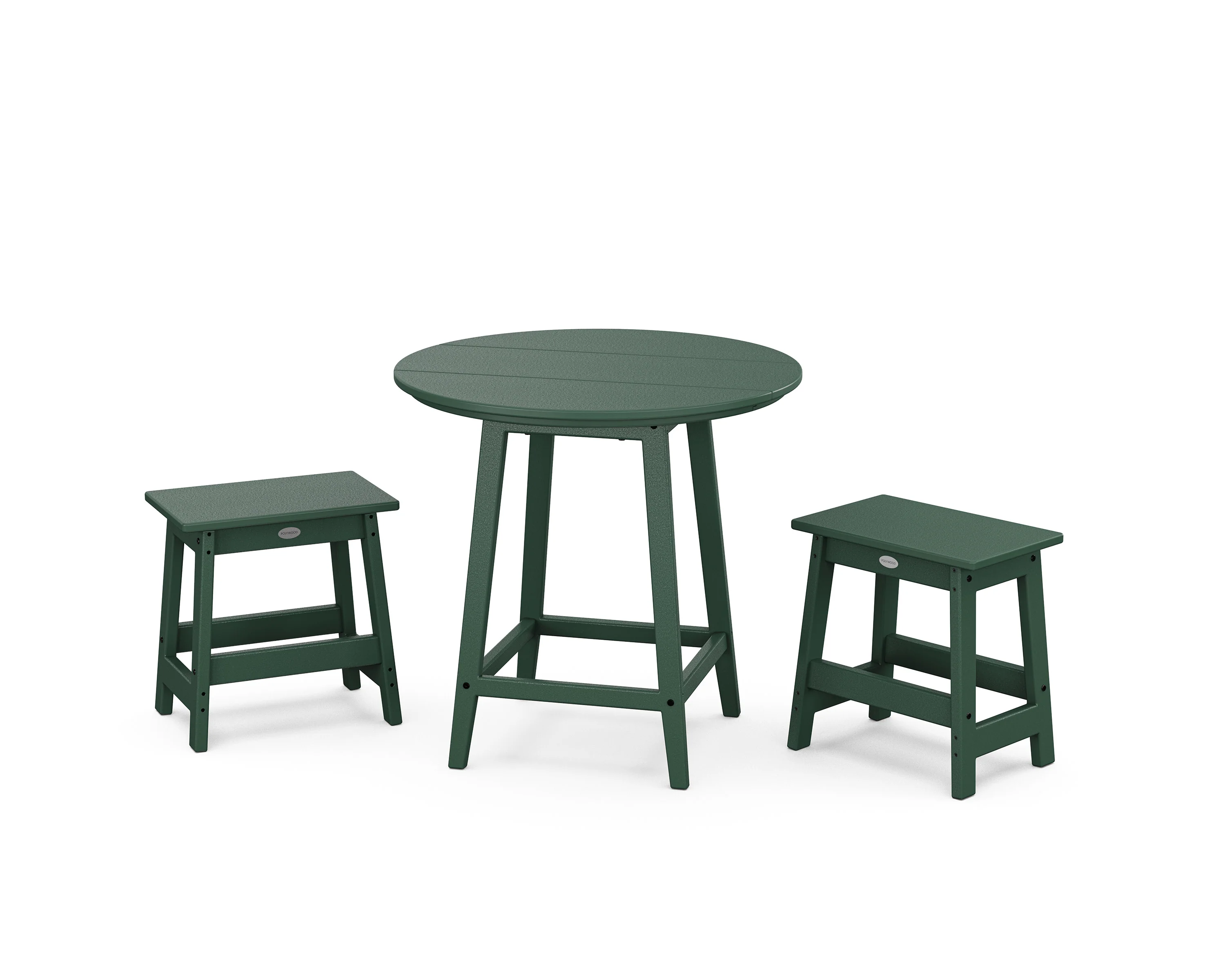 Modern Studio Stool 3-Piece Round Bistro Set - Image 9
